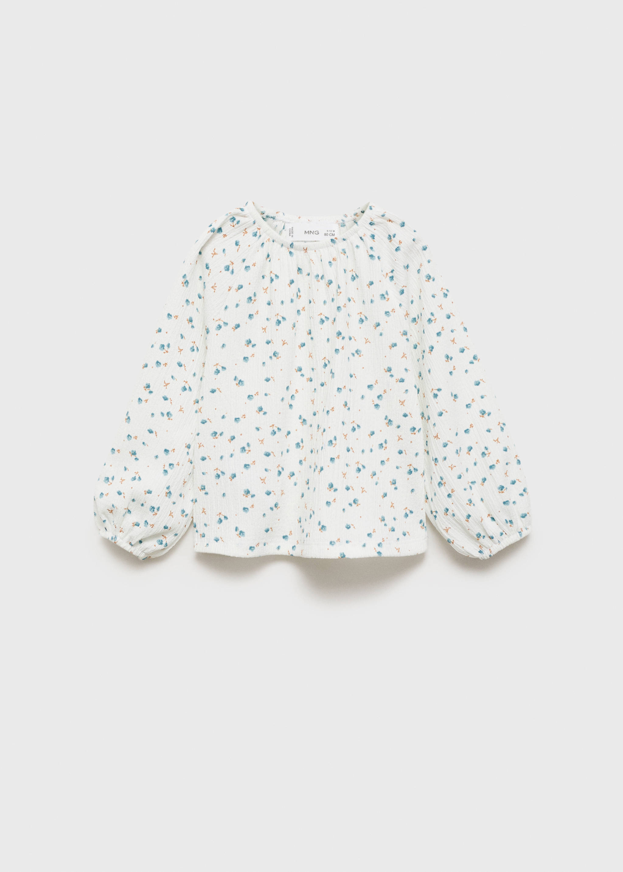 Floral-print flowy blouse - Article without model
