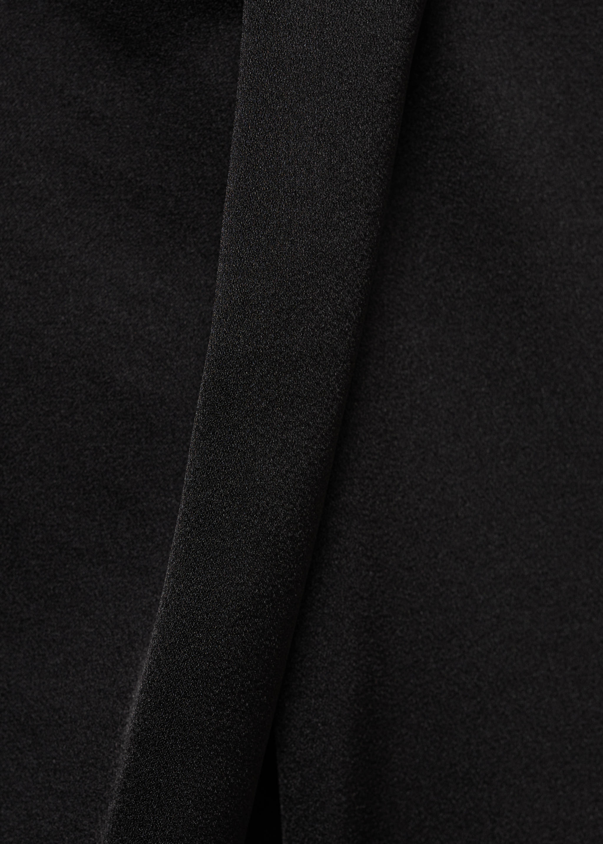 Turtleneck draped satin blouse - Details of the article 8