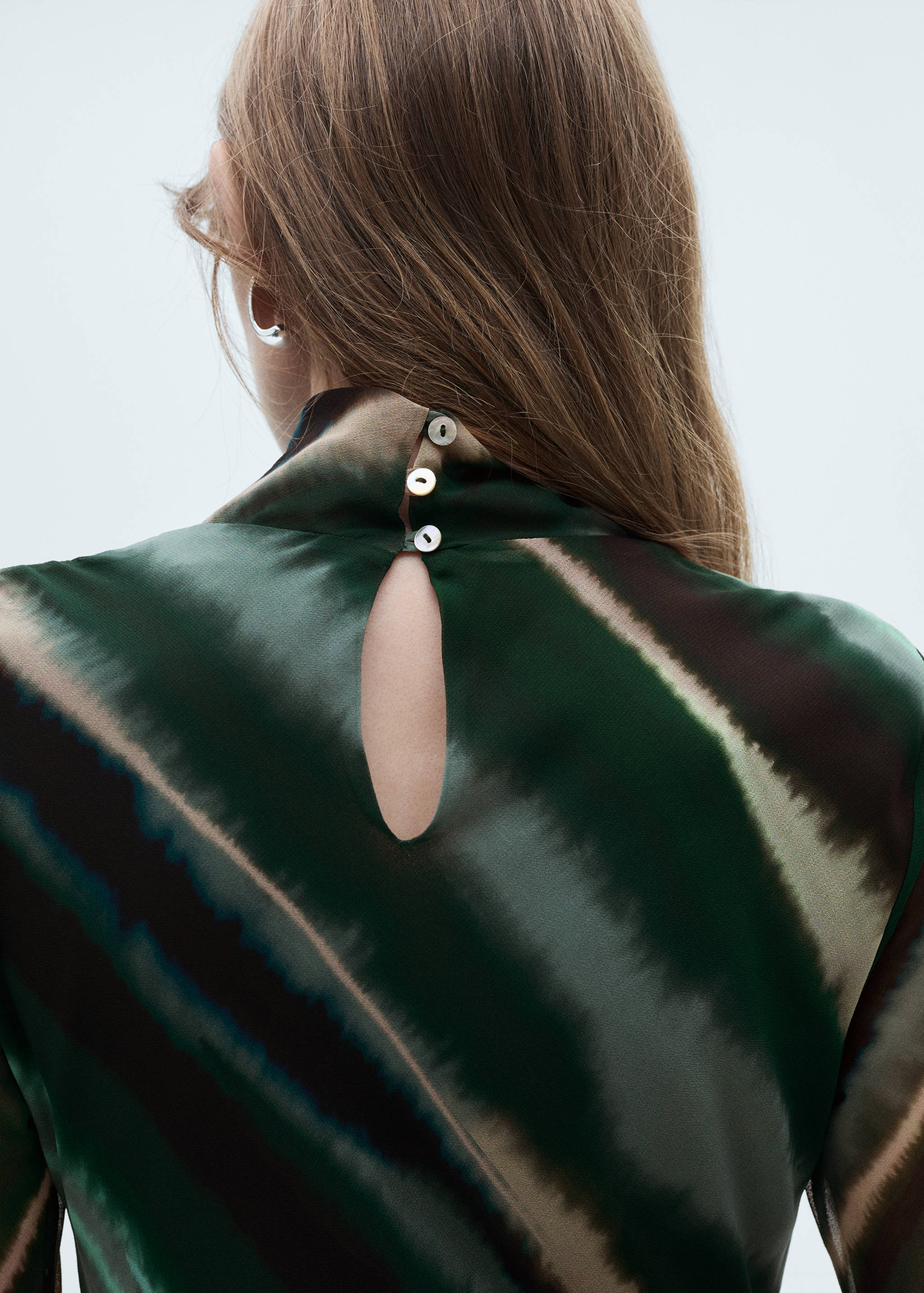 Printed turtleneck dress - Details of the article 6