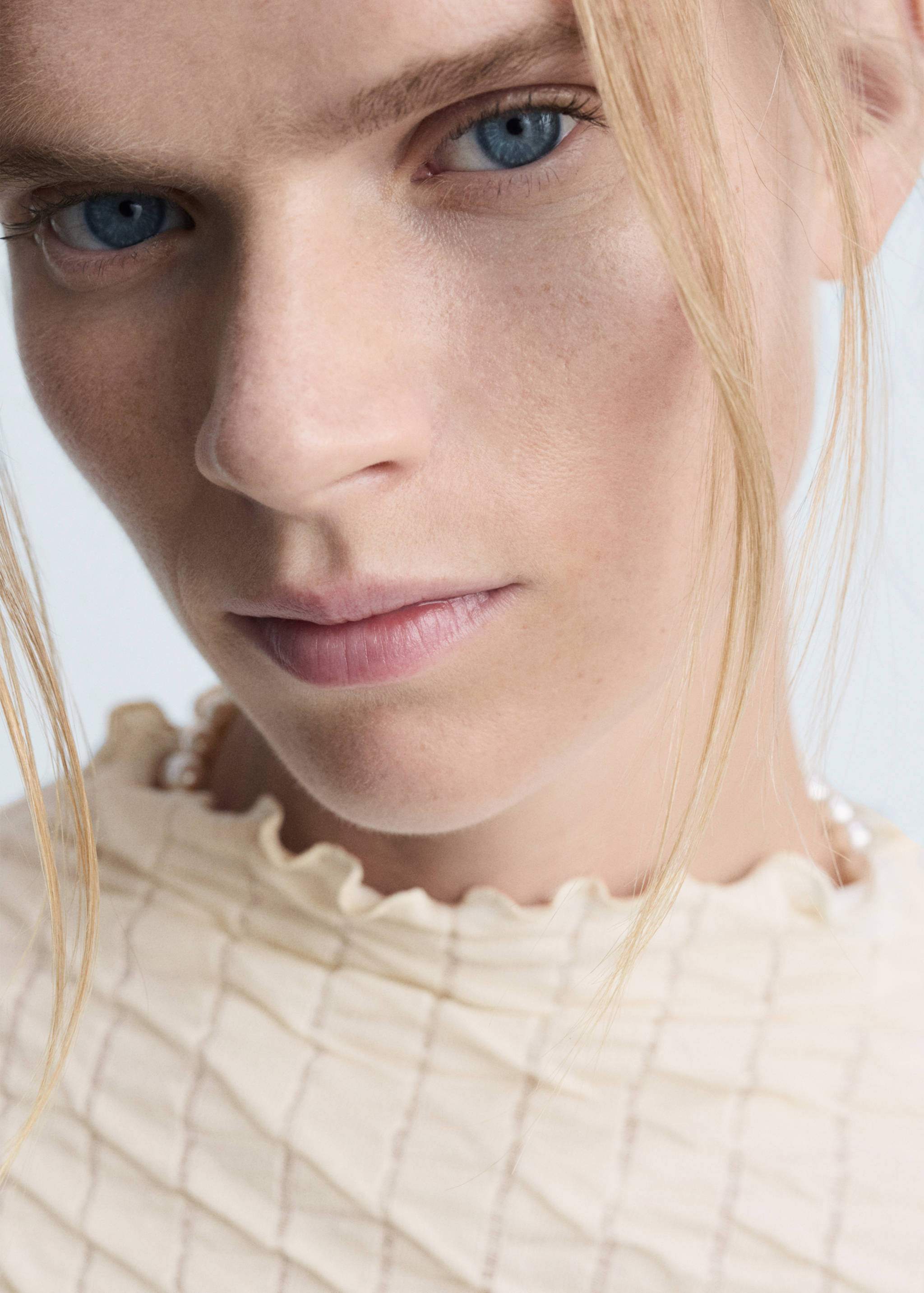 T-shirt froncé manches longues - Détail de l'article 1