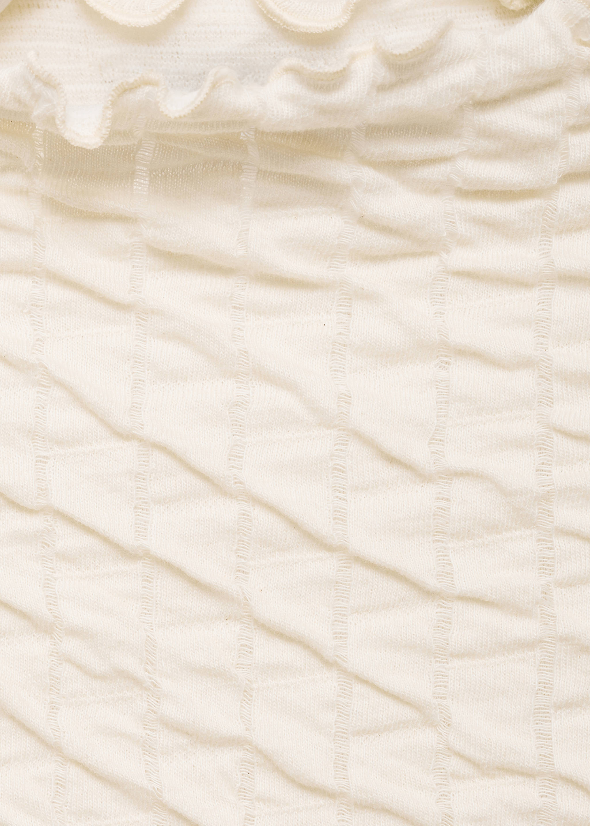 T-shirt froncé manches longues - Détail de l'article 8