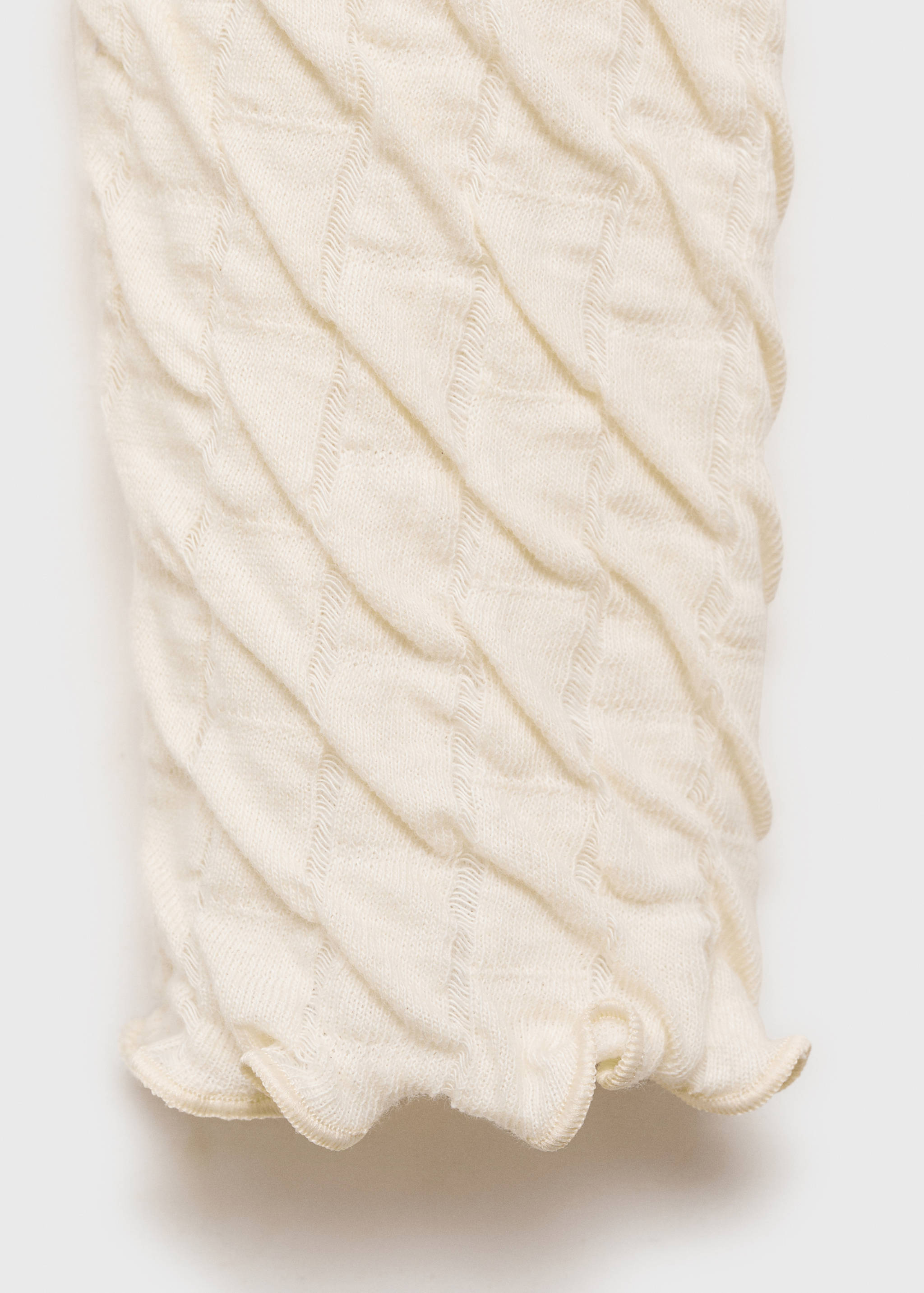 T-shirt froncé manches longues - Détail de l'article 0