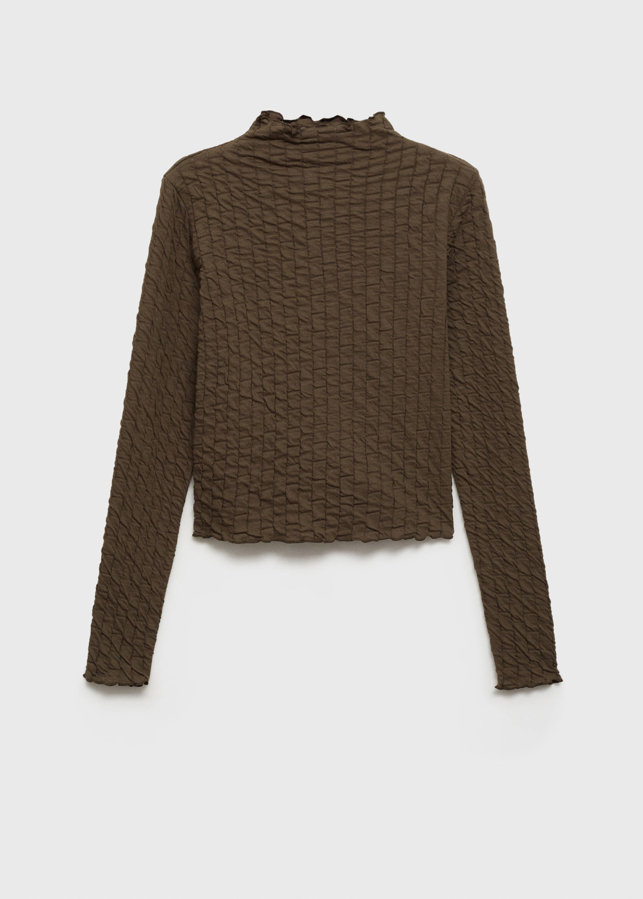 T-shirt froncé manches longues - Article sans modèle