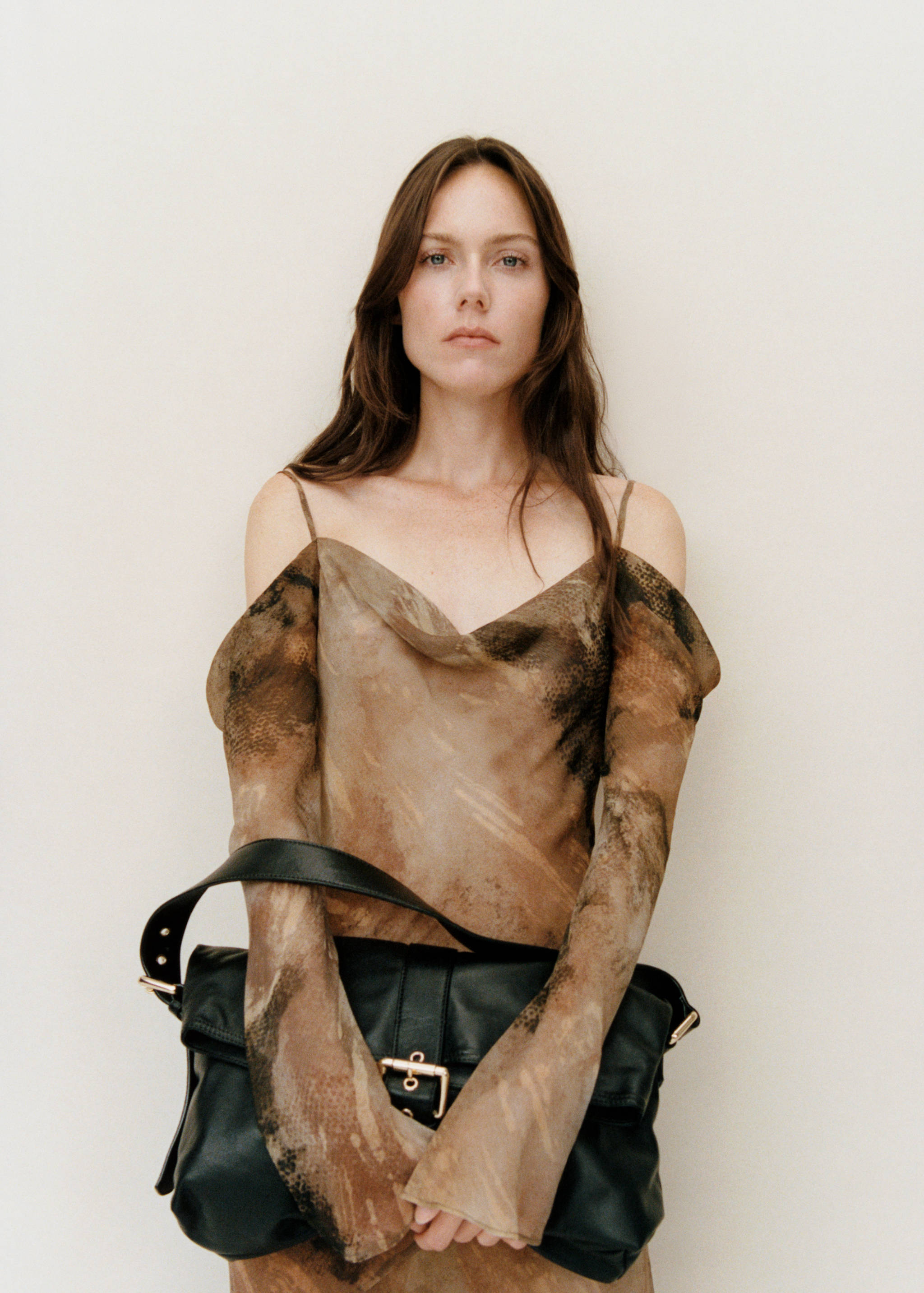 Vestido gasa estampado - Detalle del artículo 6