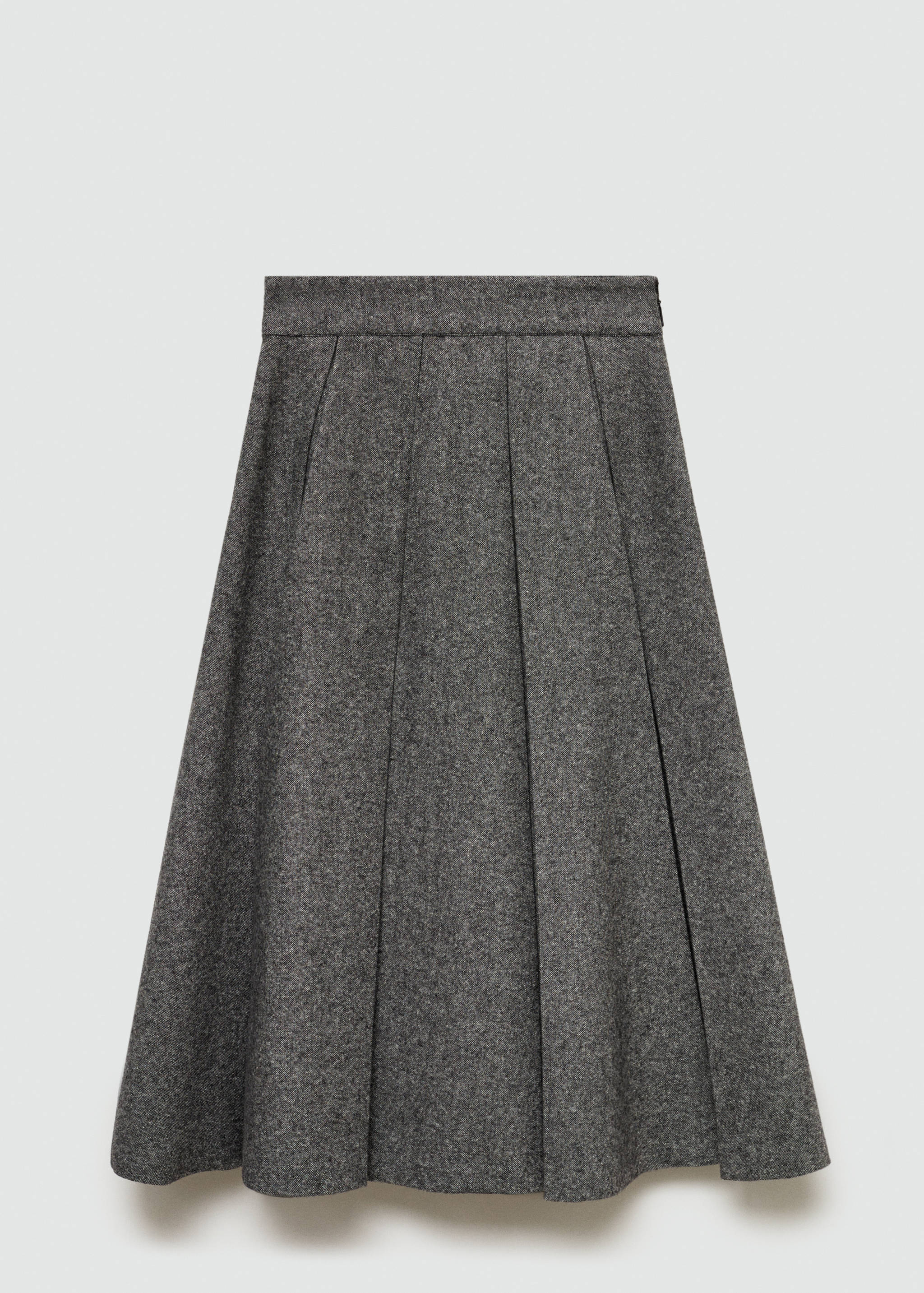 Marbled wool pleated skirt - Article without model