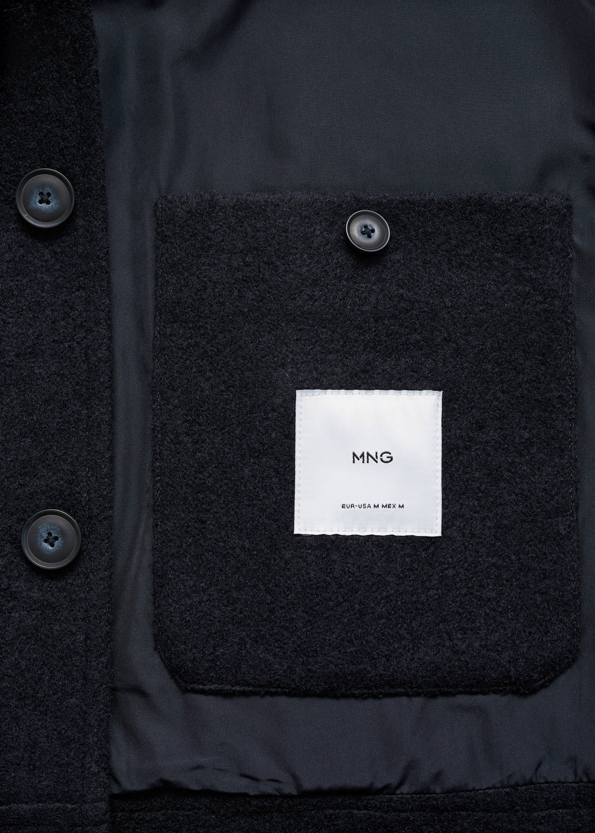 Chaqueta lana bolsillos - Detalle del artículo 0