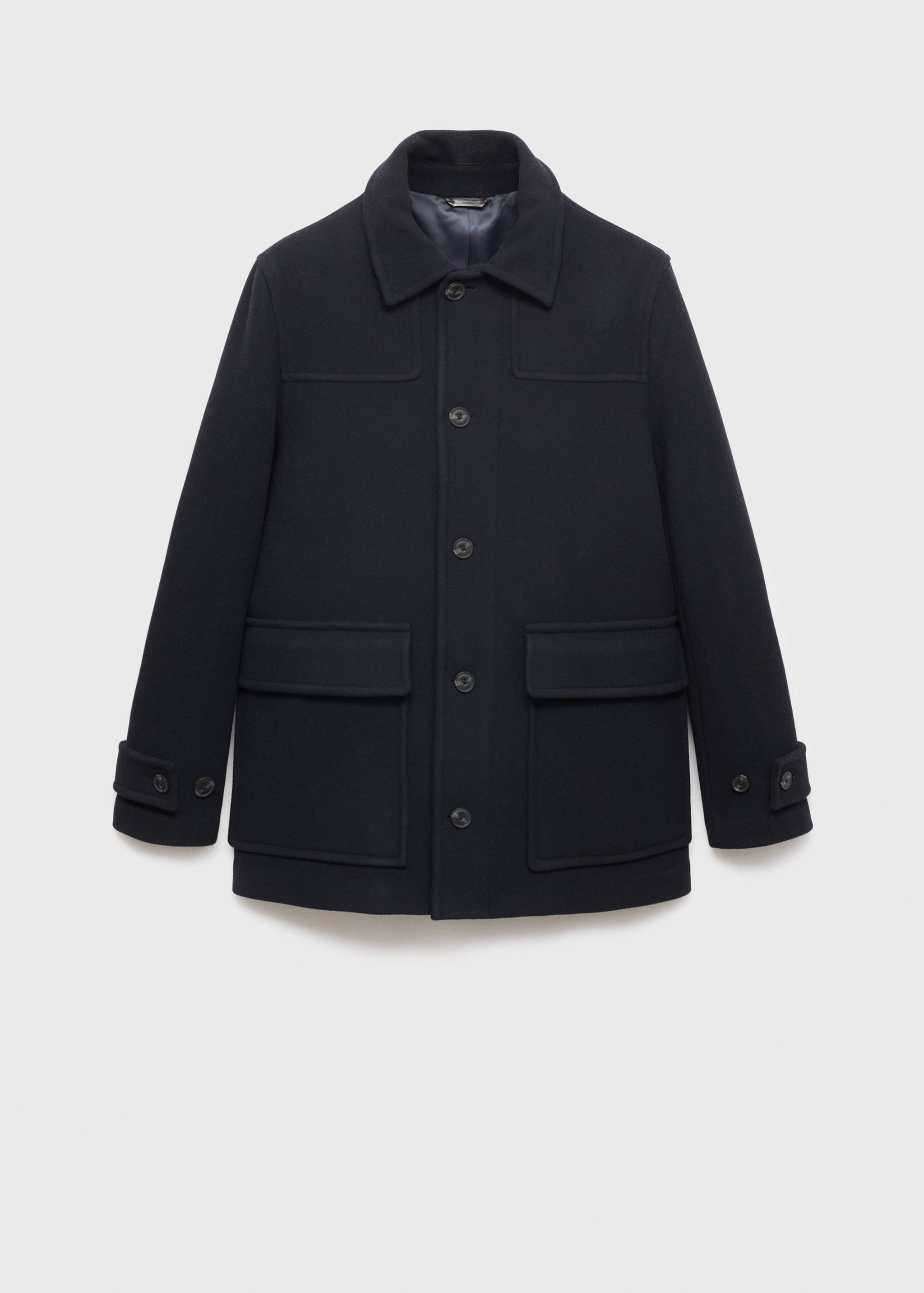 Detachable hood wool coat - Details of the article 8