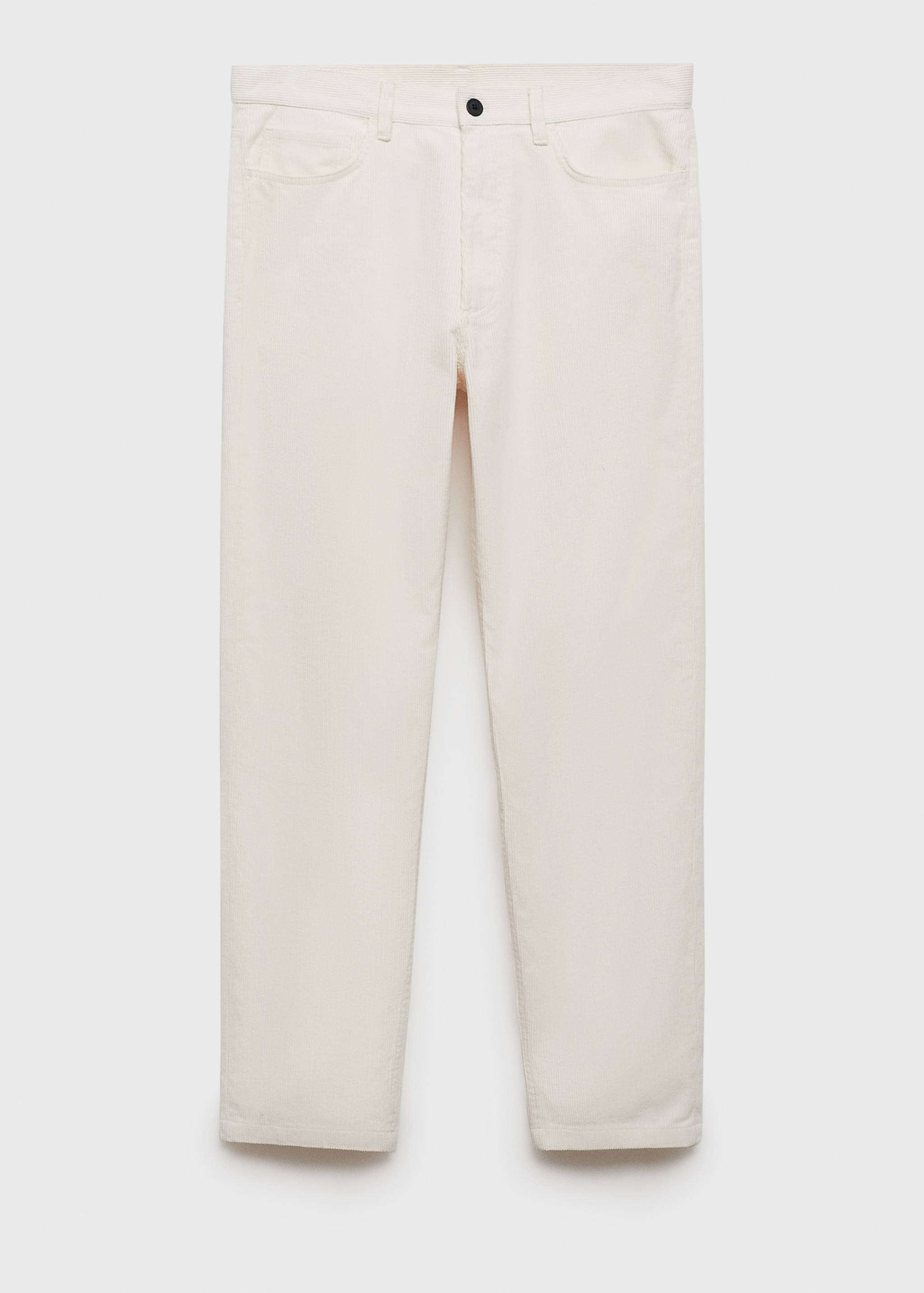 Corduroy regular-fit pants - Article without model
