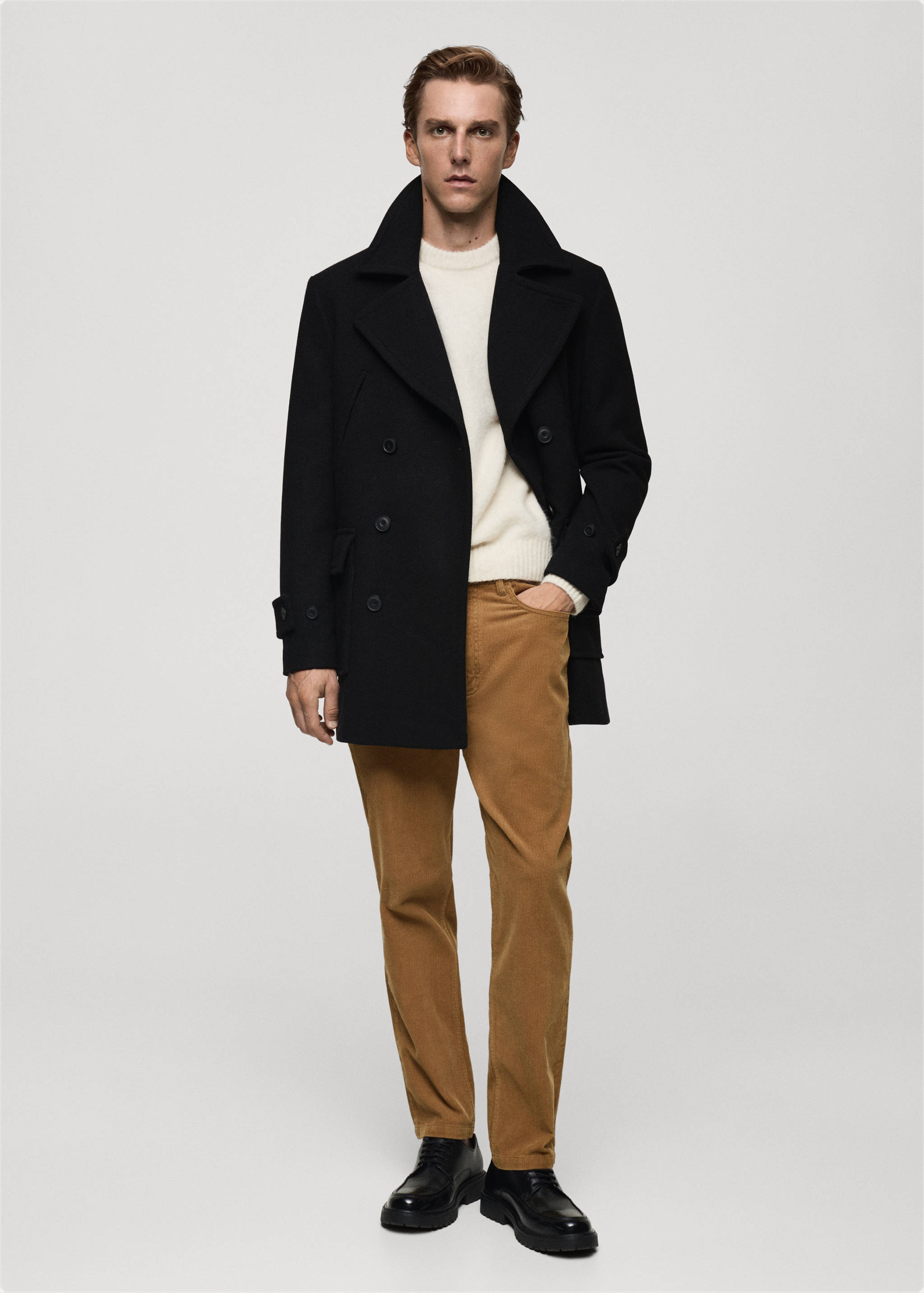 Pantalón pana regular fit - Plano general