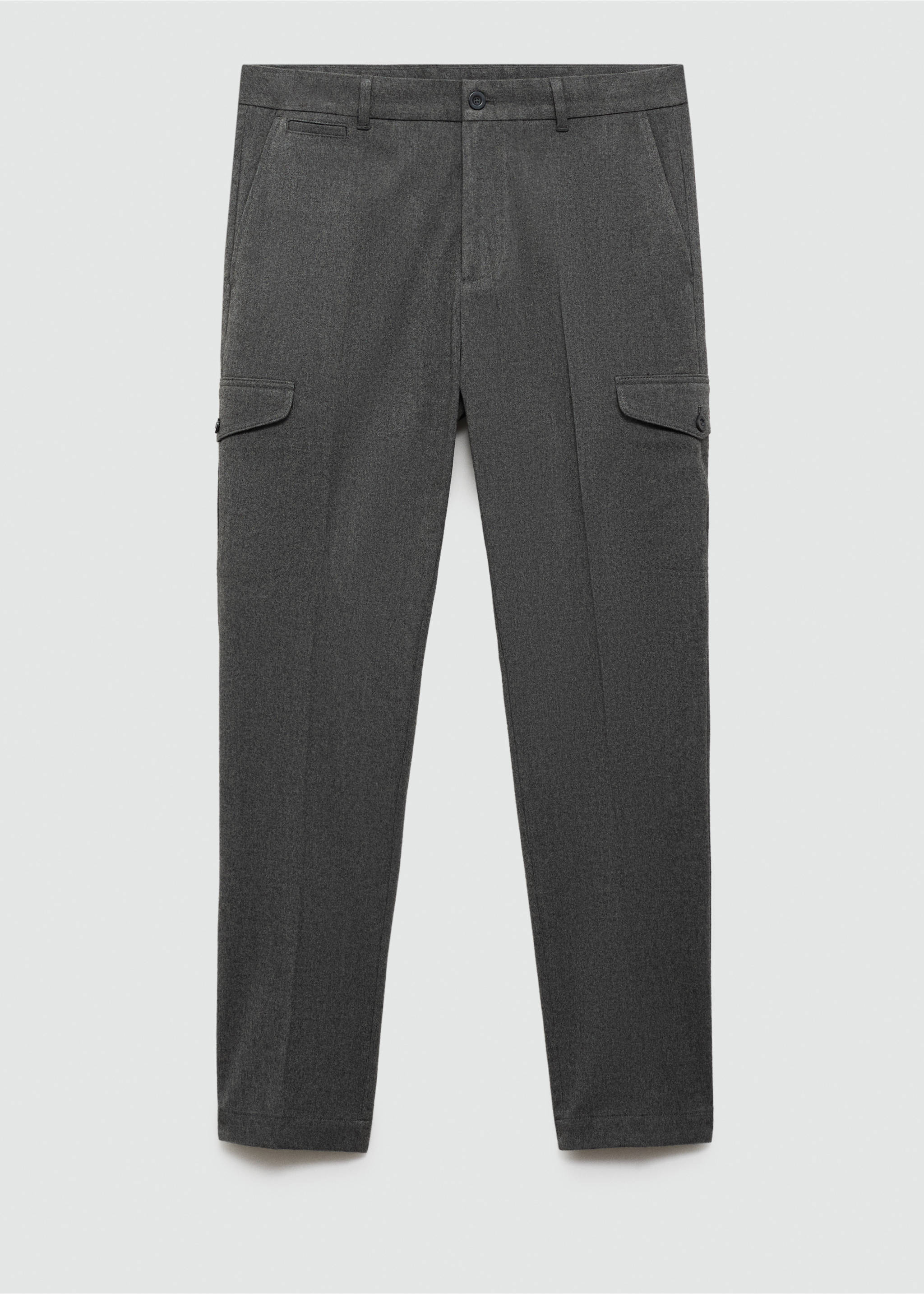 Pantalón cargo franela - Artículo sin modelo, Gris claro vigoré. Ref: 77027920-00.