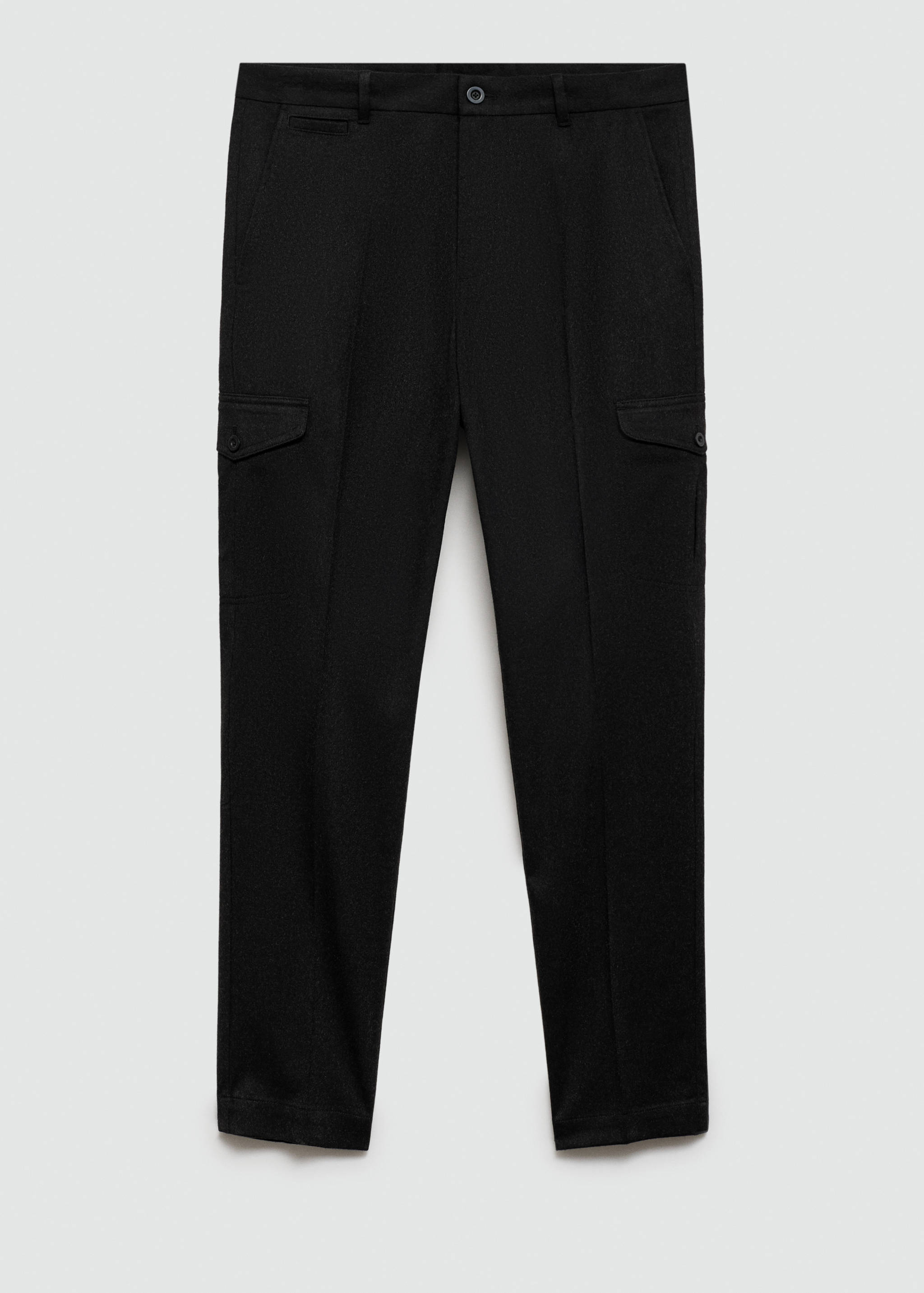 Flannel cargo trousers - Article without model