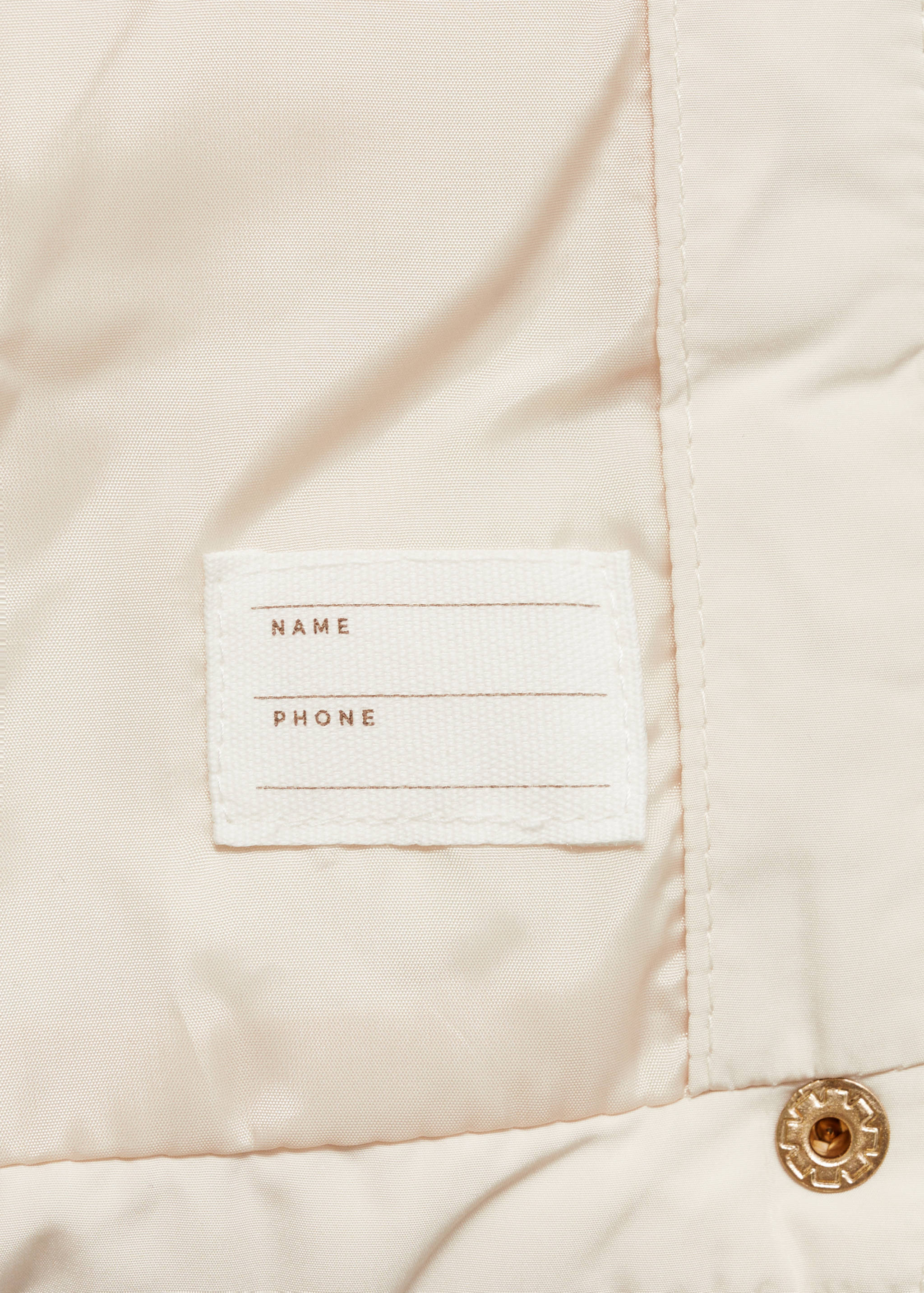 Quilted down anorak - Details of the article 0