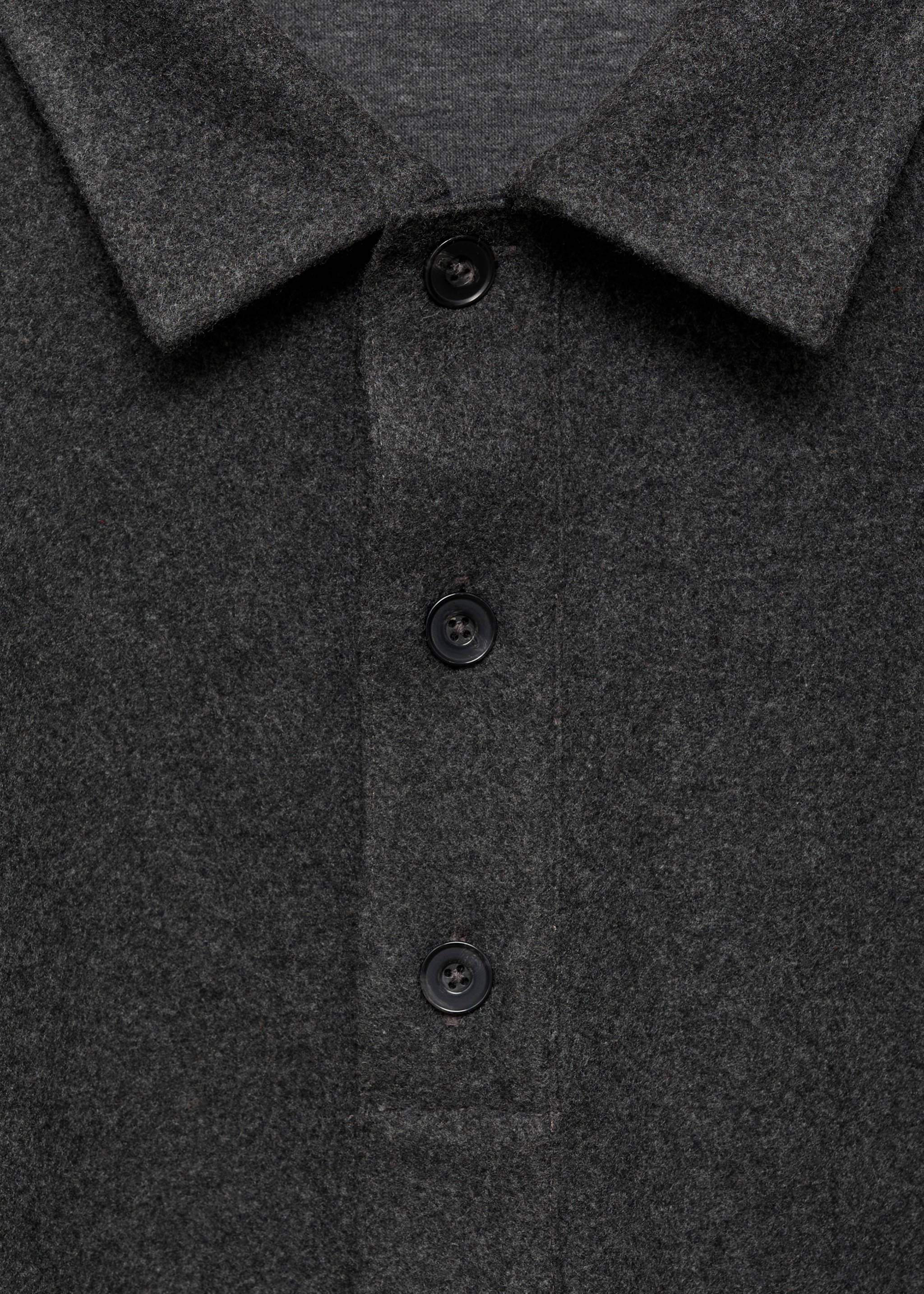 قميص بولو بقصة منتظمة من القماش - تفاصيل المنتج 8