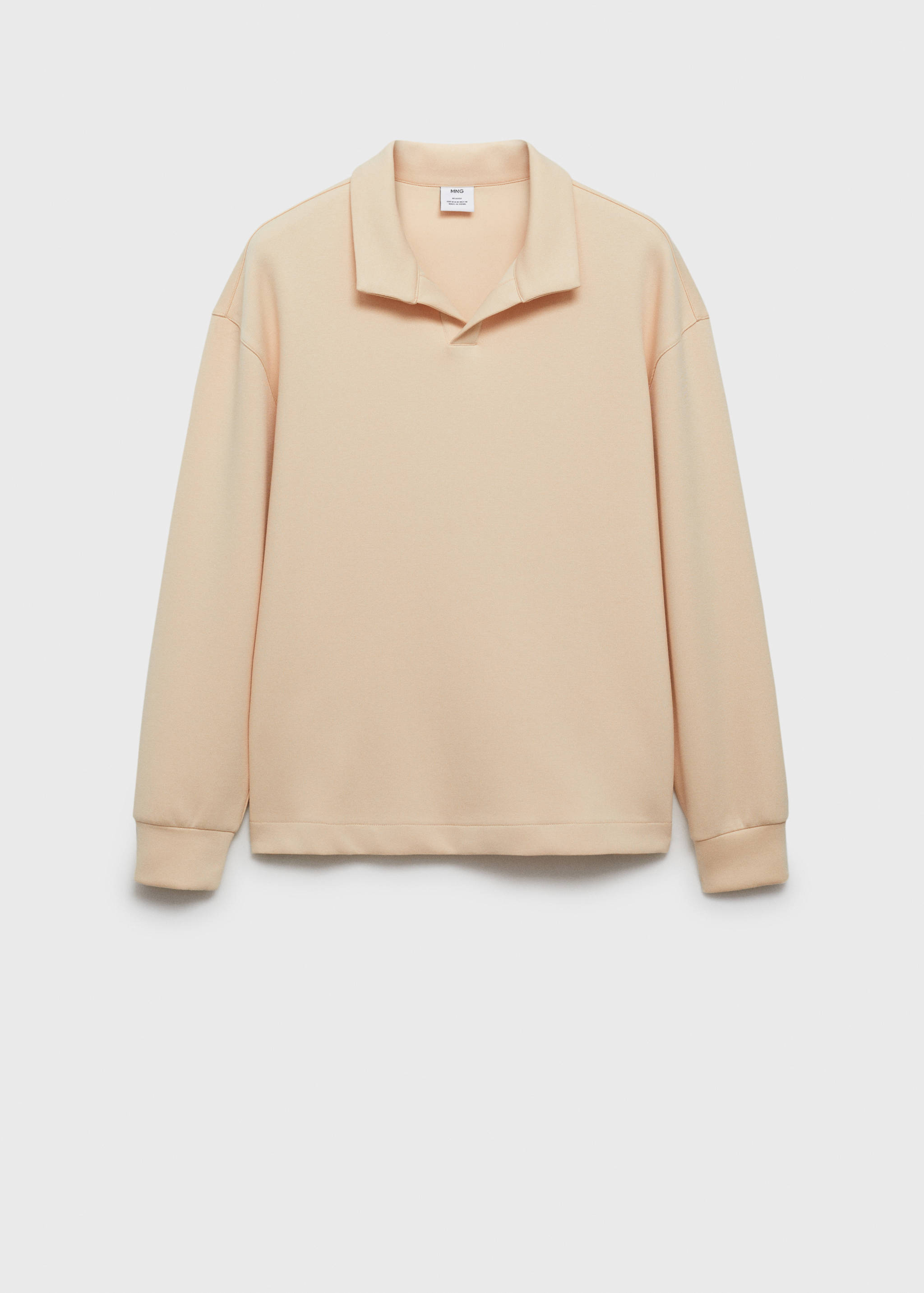 Relaxed-fit polo sweatshirt - Article without model