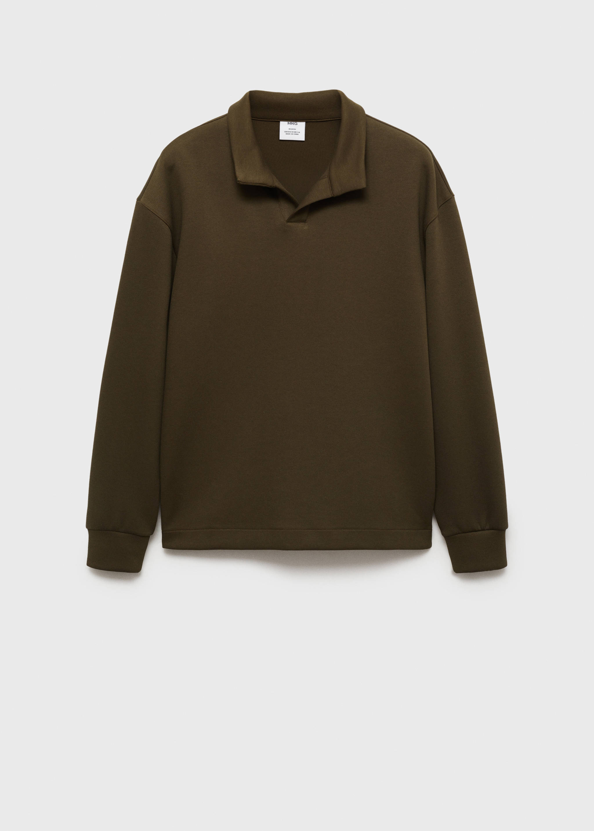 Relaxed-fit polo sweatshirt - Article without model