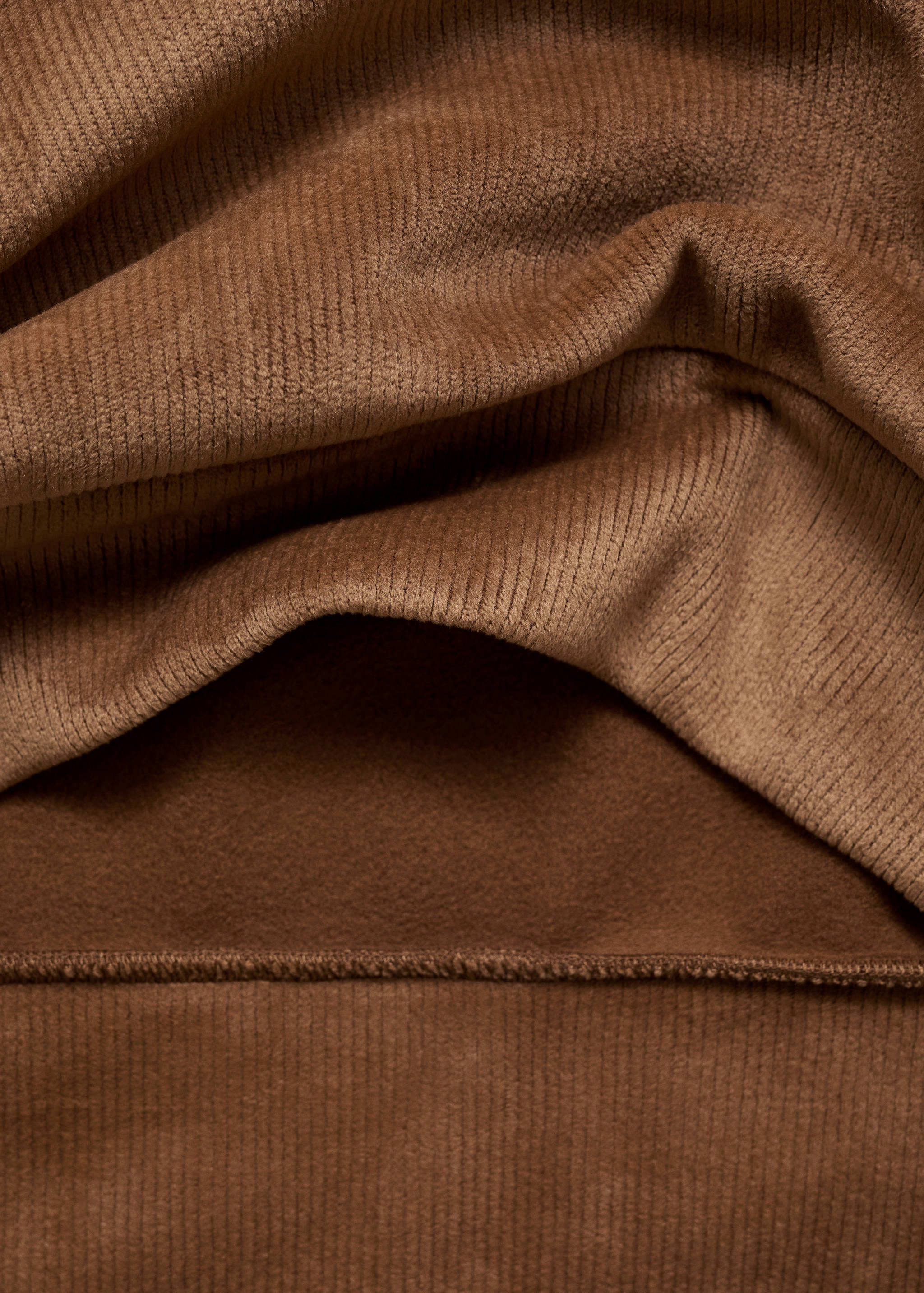Corduroy hooded sweatshirt - Details of the article 0