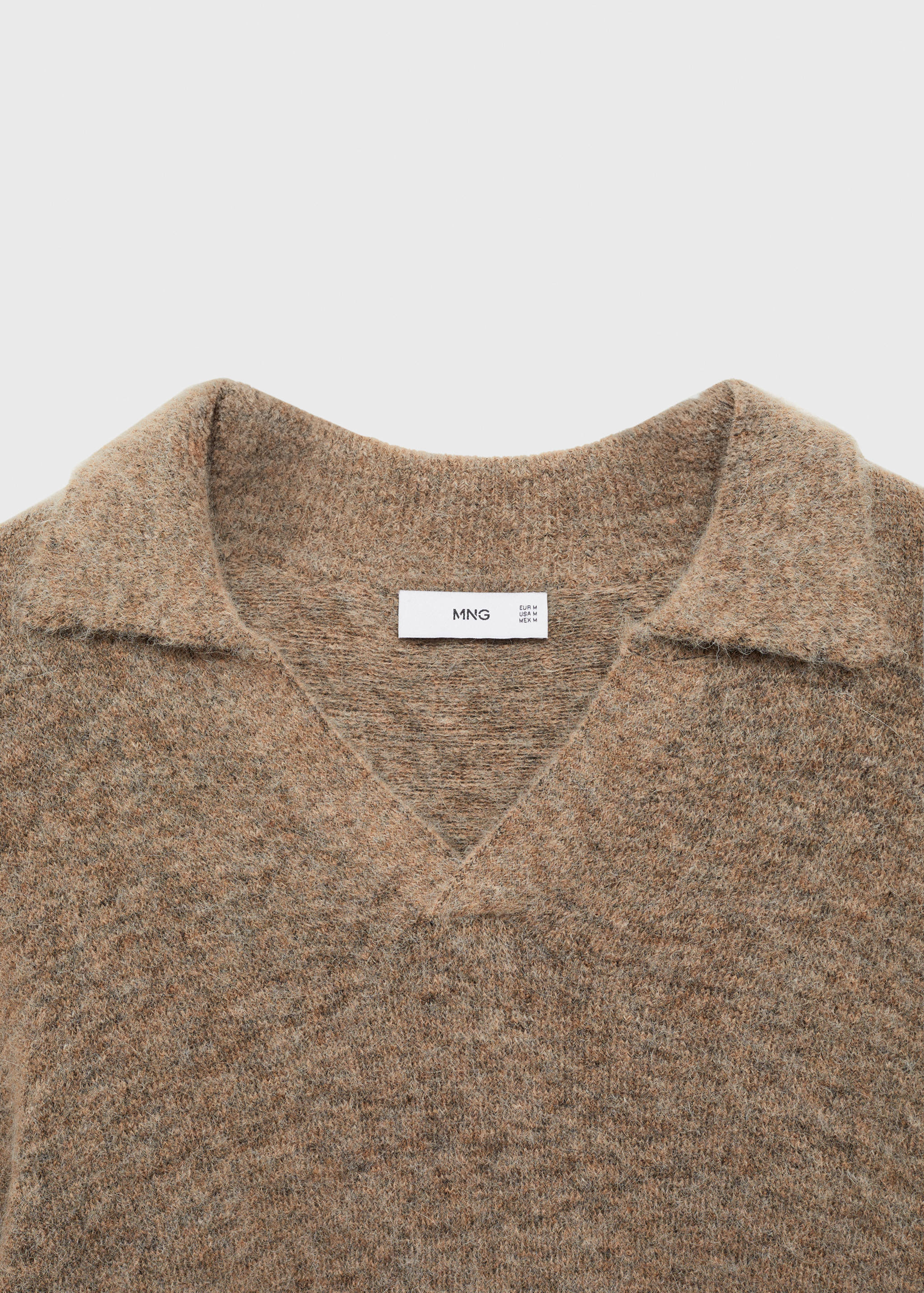 Alpaca and wool-blend polo sweater - Details of the article 8