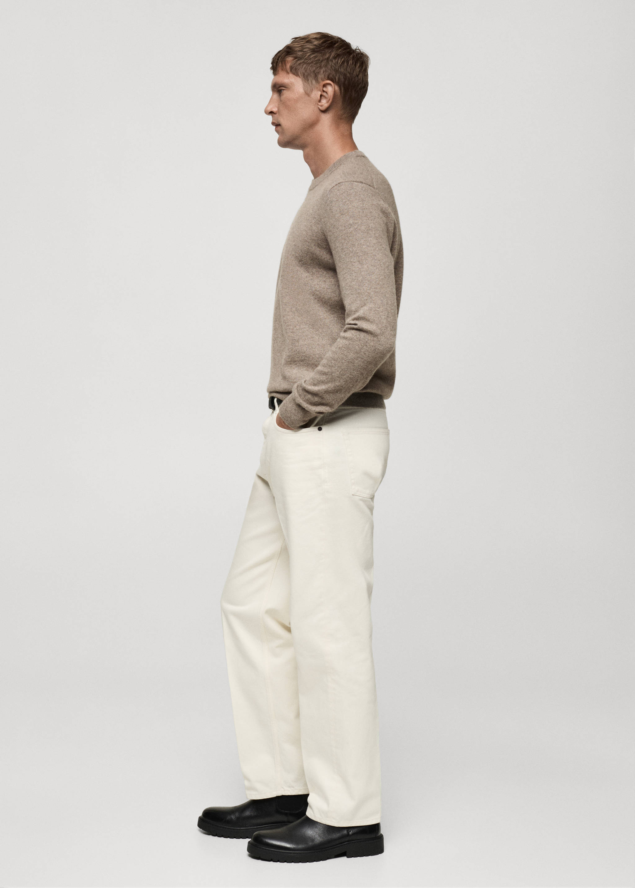 100% cashmere regular-fit sweater - Details of the article 2