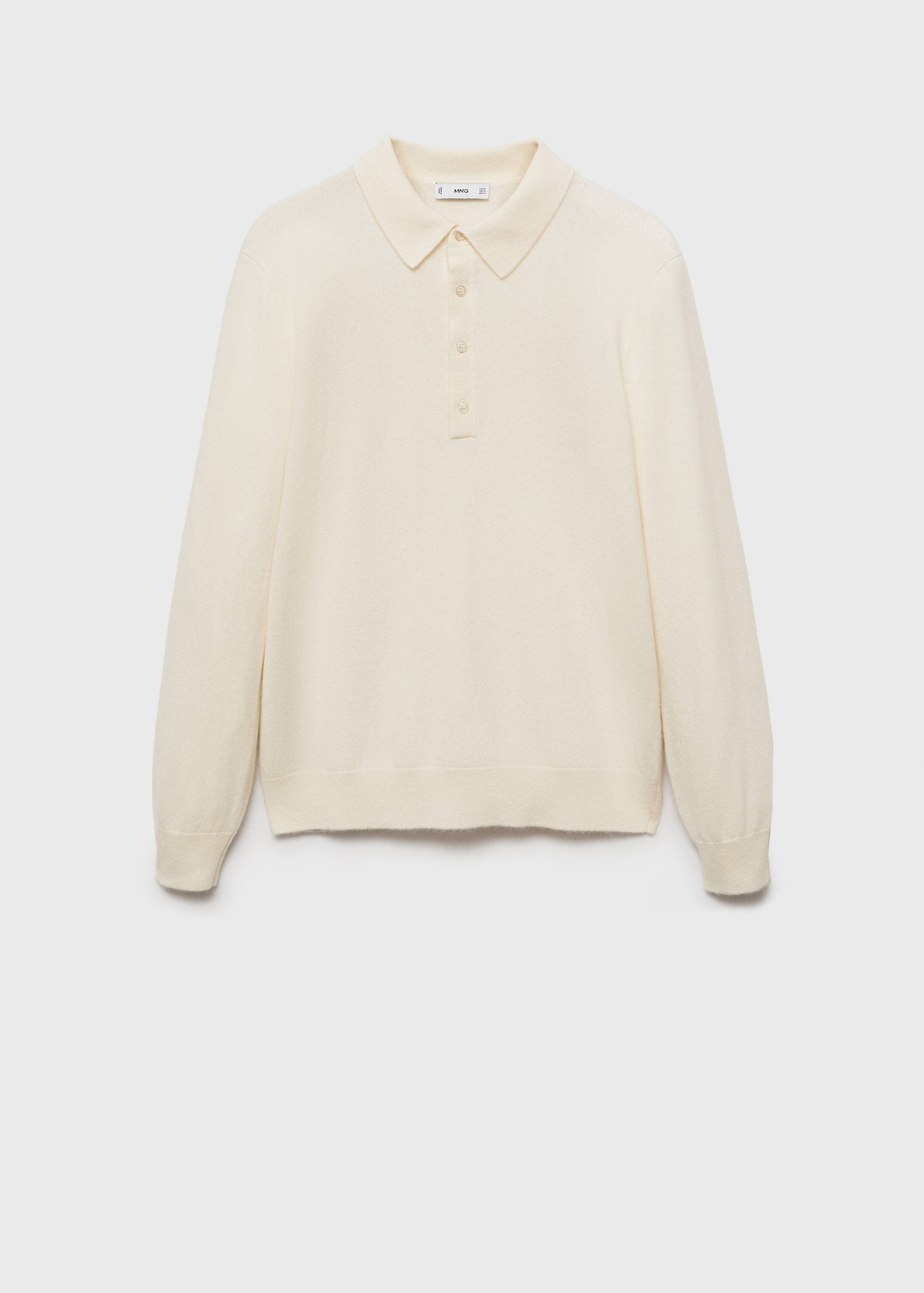 100% cashmere polo sweater - Article without model