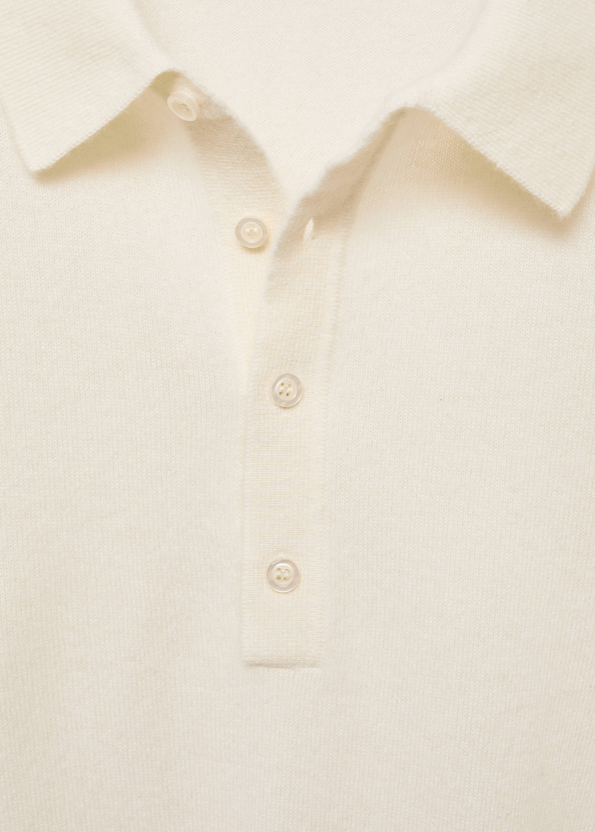 100% cashmere polo sweater - Details of the article 8