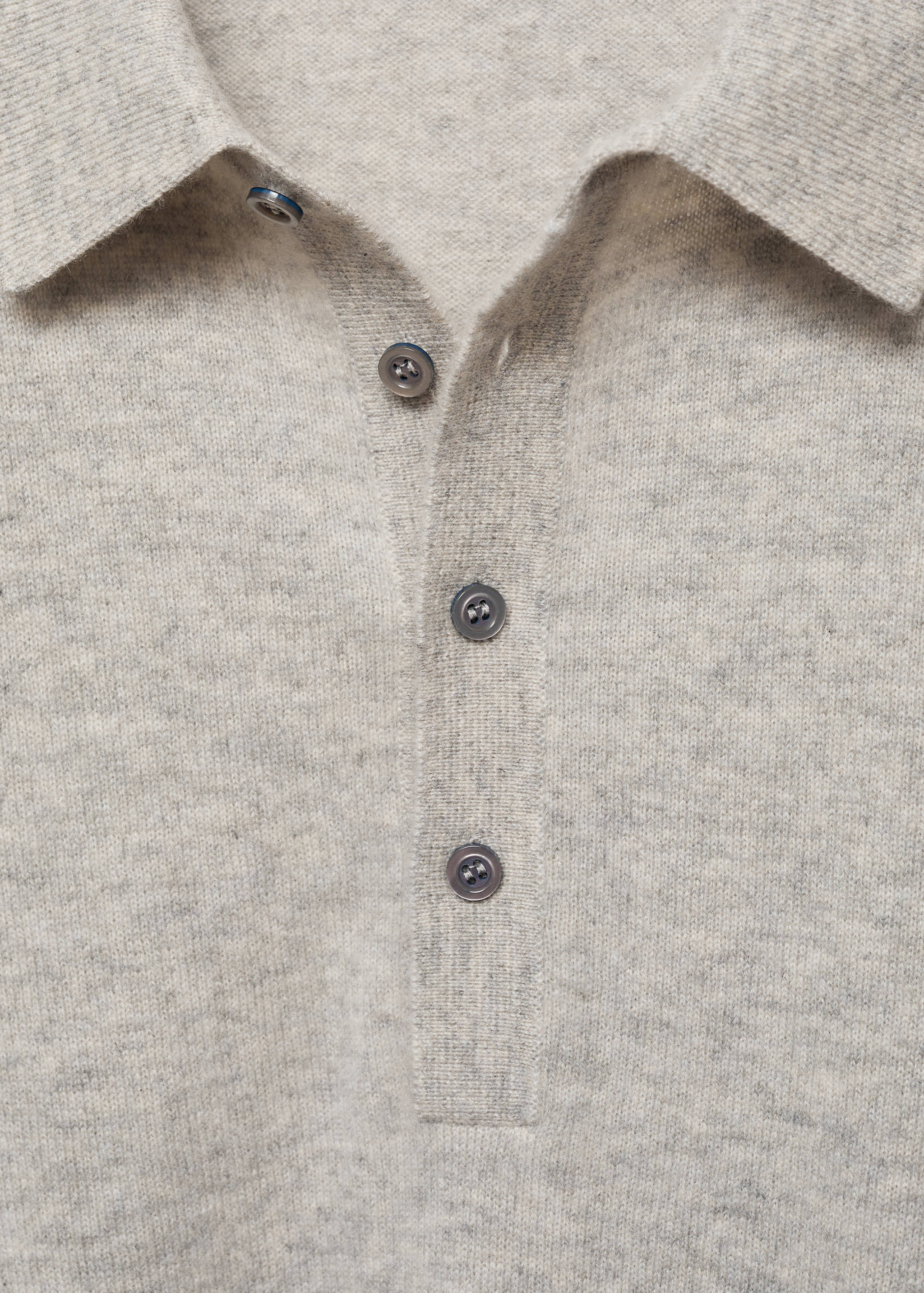 100% cashmere polo sweater - Details of the article 8