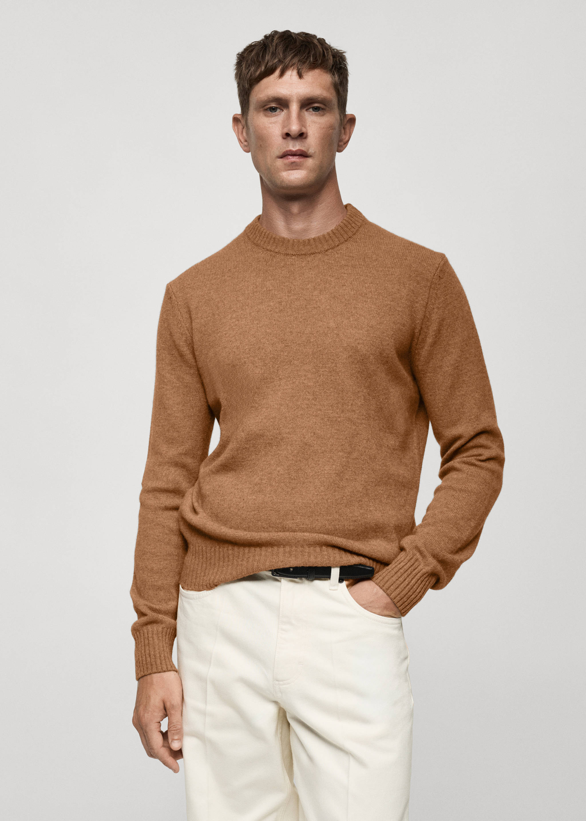 Natural fibre coaster sweater - Medium plane