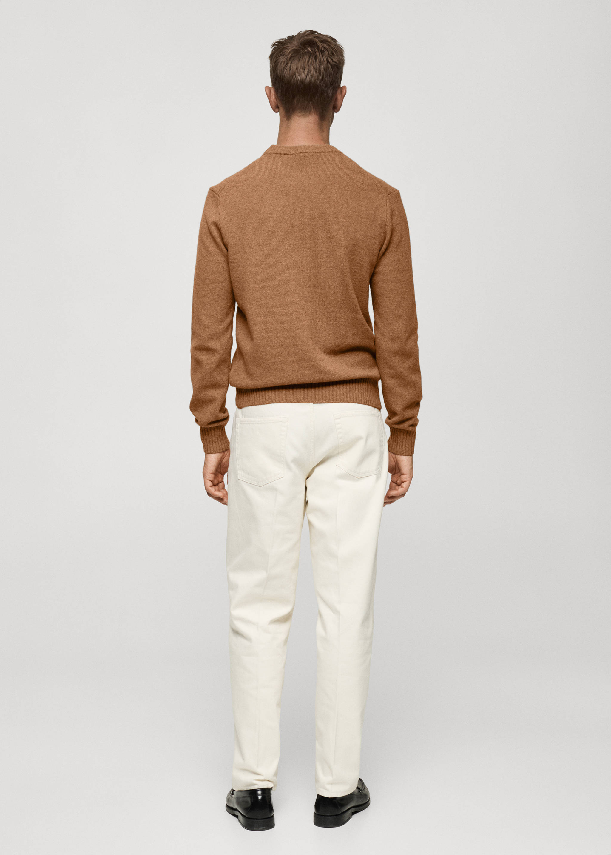 Natural fibre coaster sweater - Reverse of the article