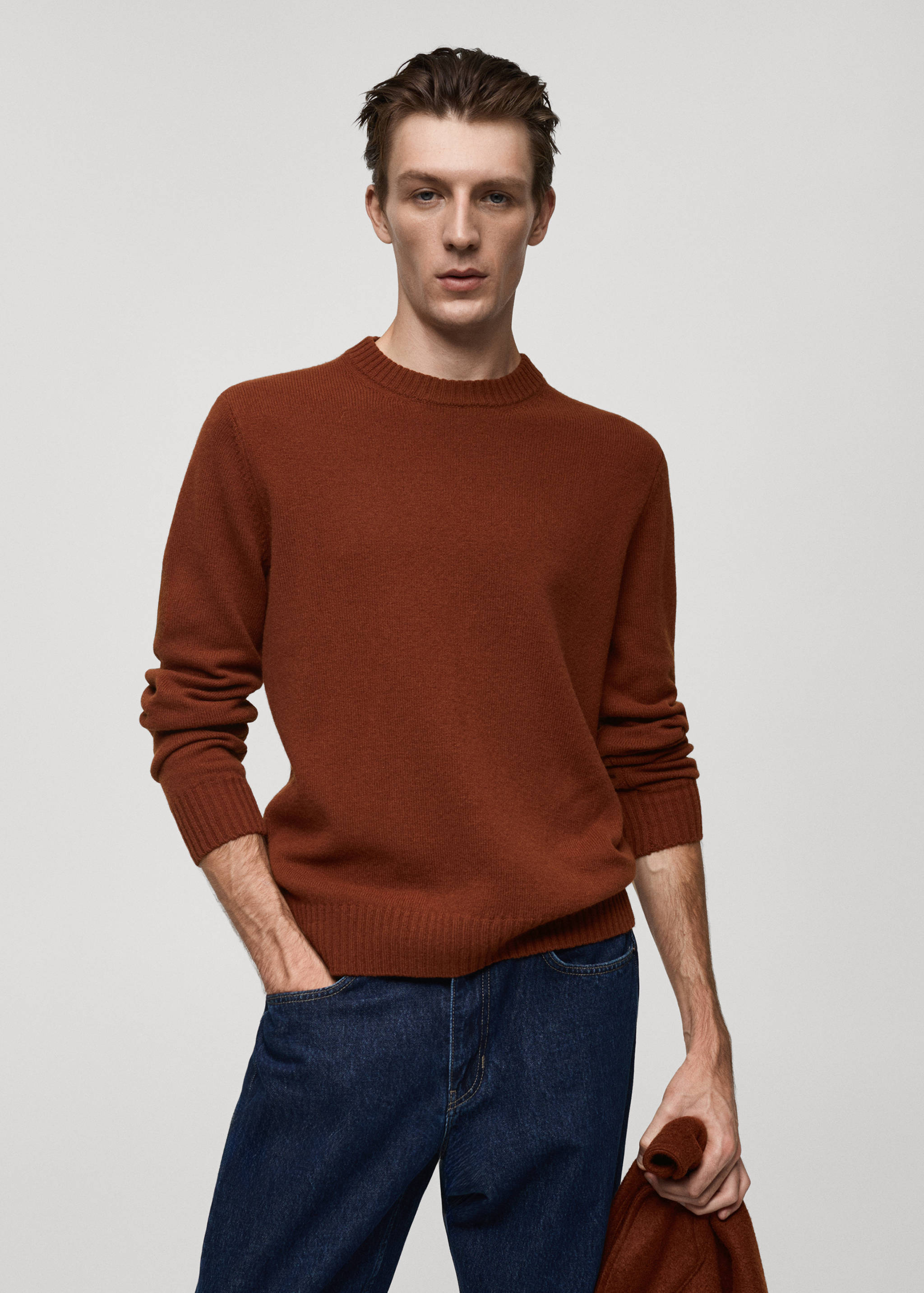 Natural fibre coaster sweater - Medium plane