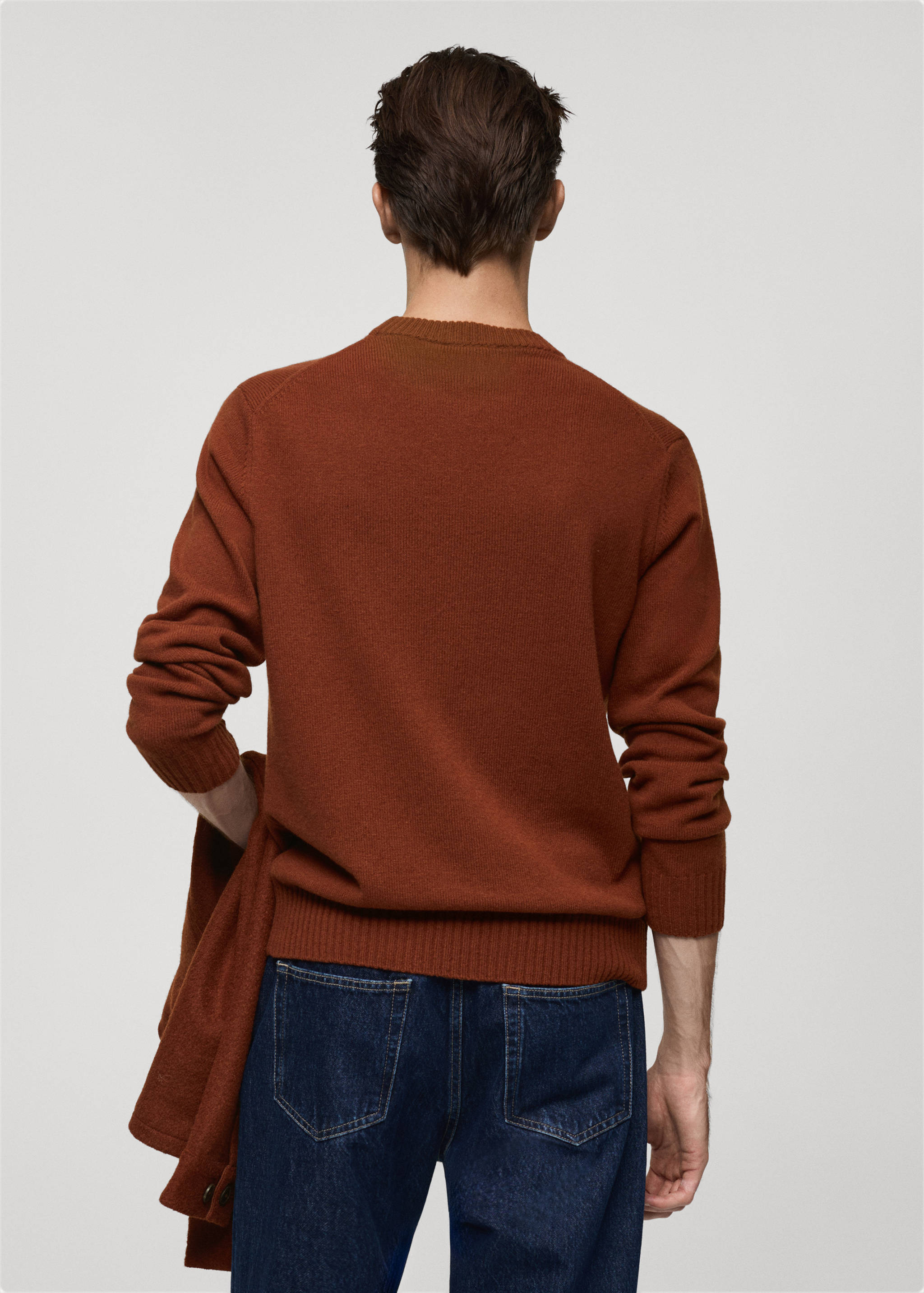 Natural fibre coaster sweater - Reverse of the article