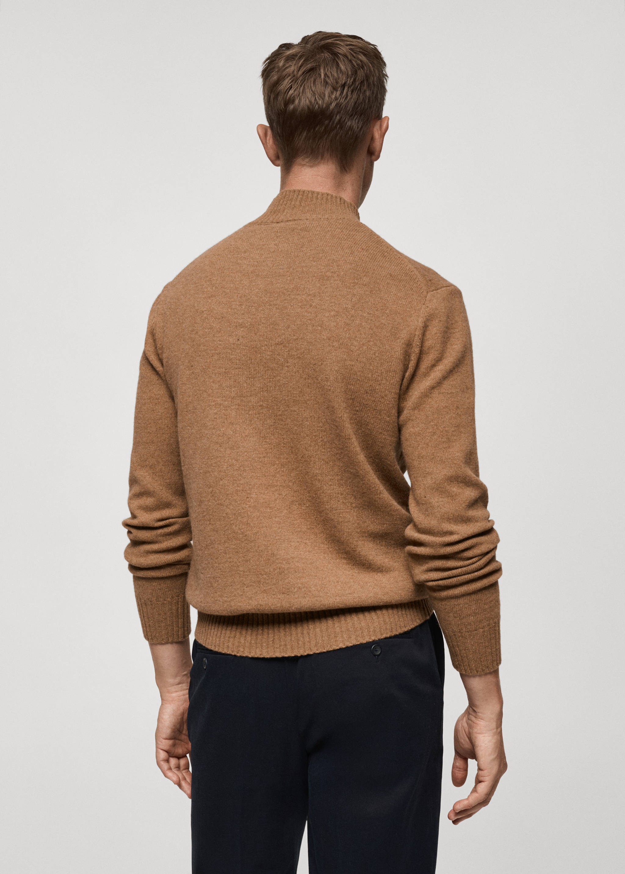 Pull-over laine col montant - Verso de l’article