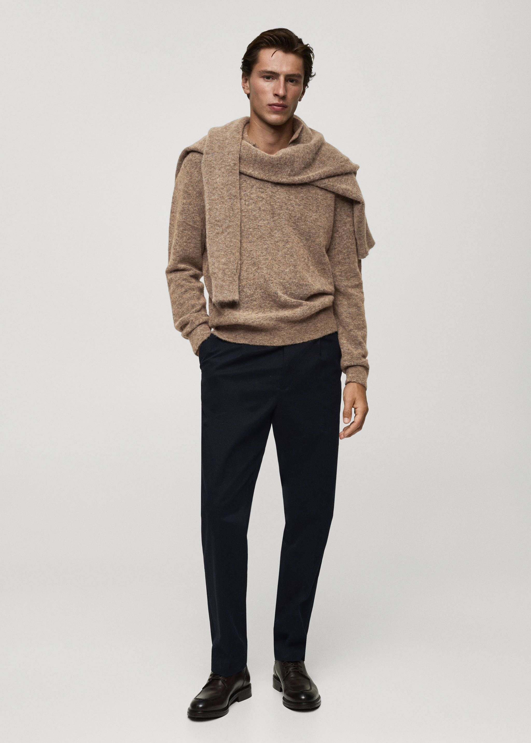 Pantalon twill coton pinces - Plan général