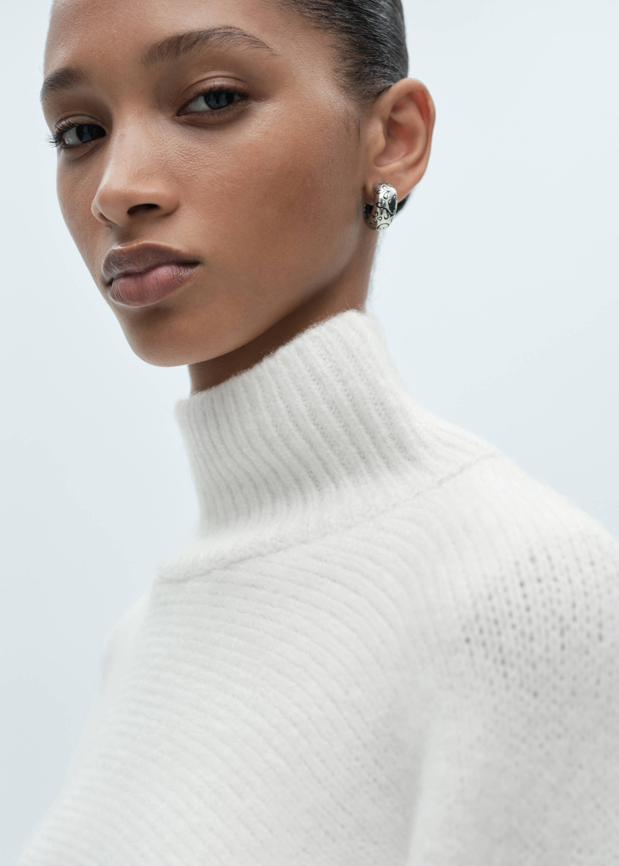 Pull-over col roulé combiné - Détail de l'article 1