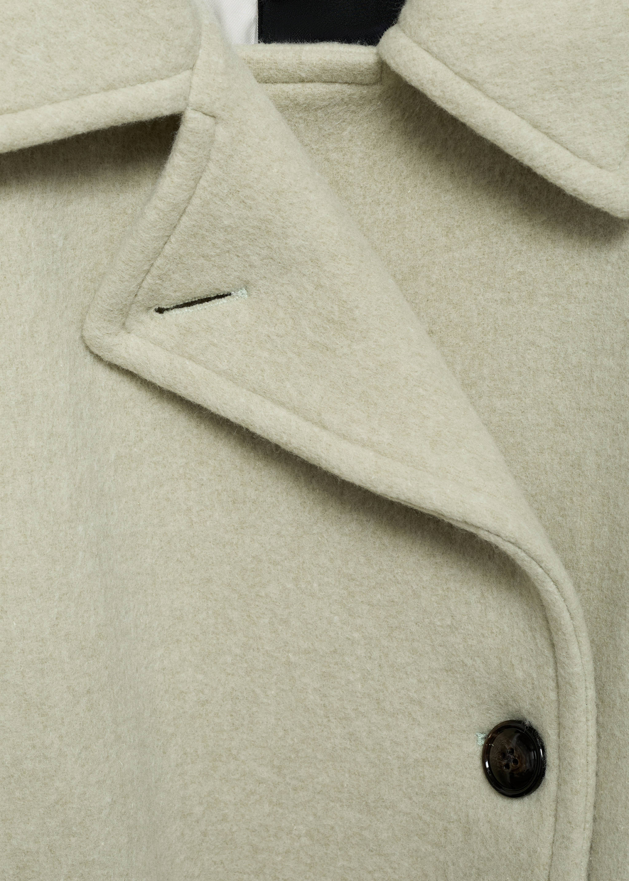 Woollen coat with belt - Details of the article 8