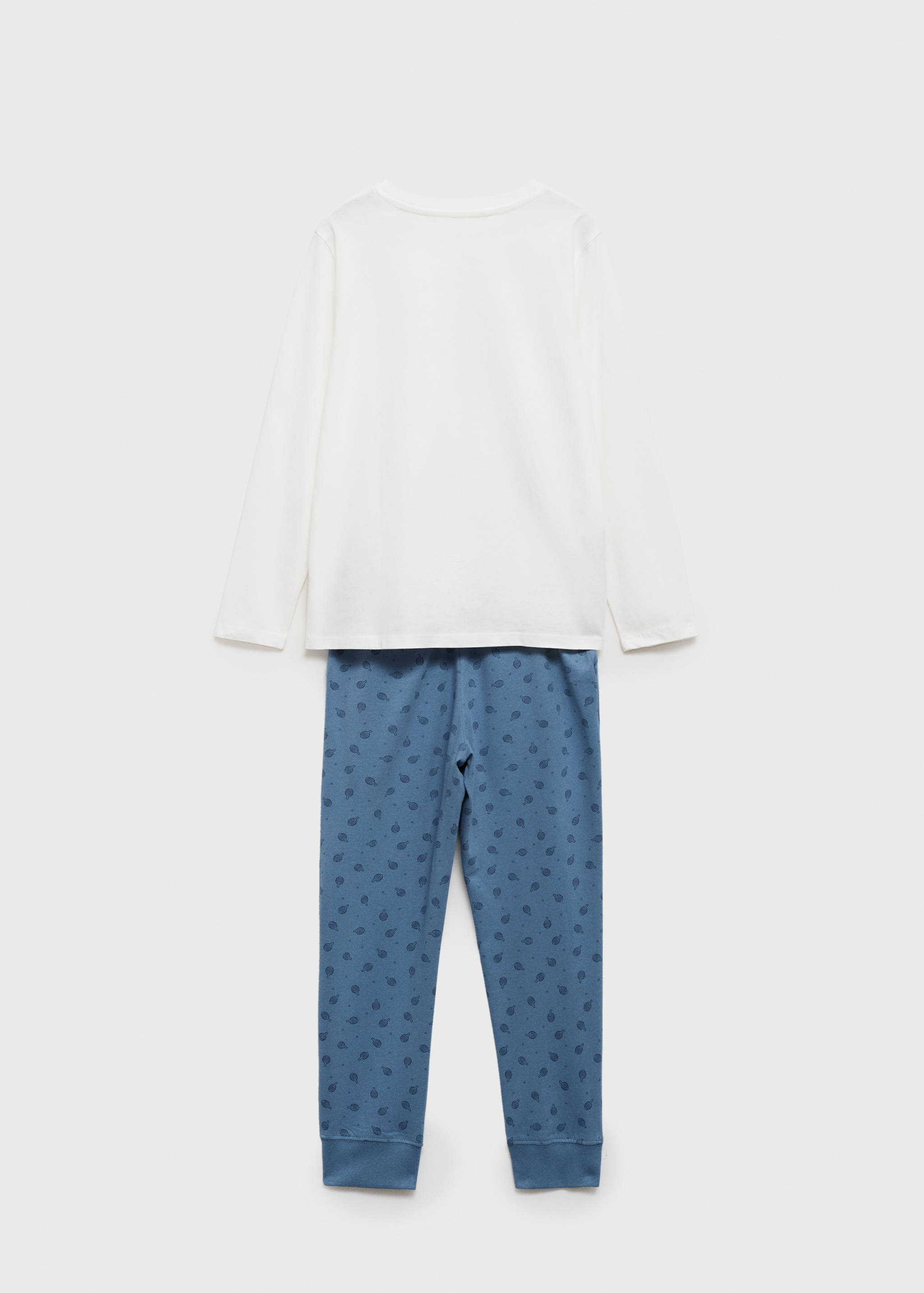 Pyjama long imprimé - Verso de l’article