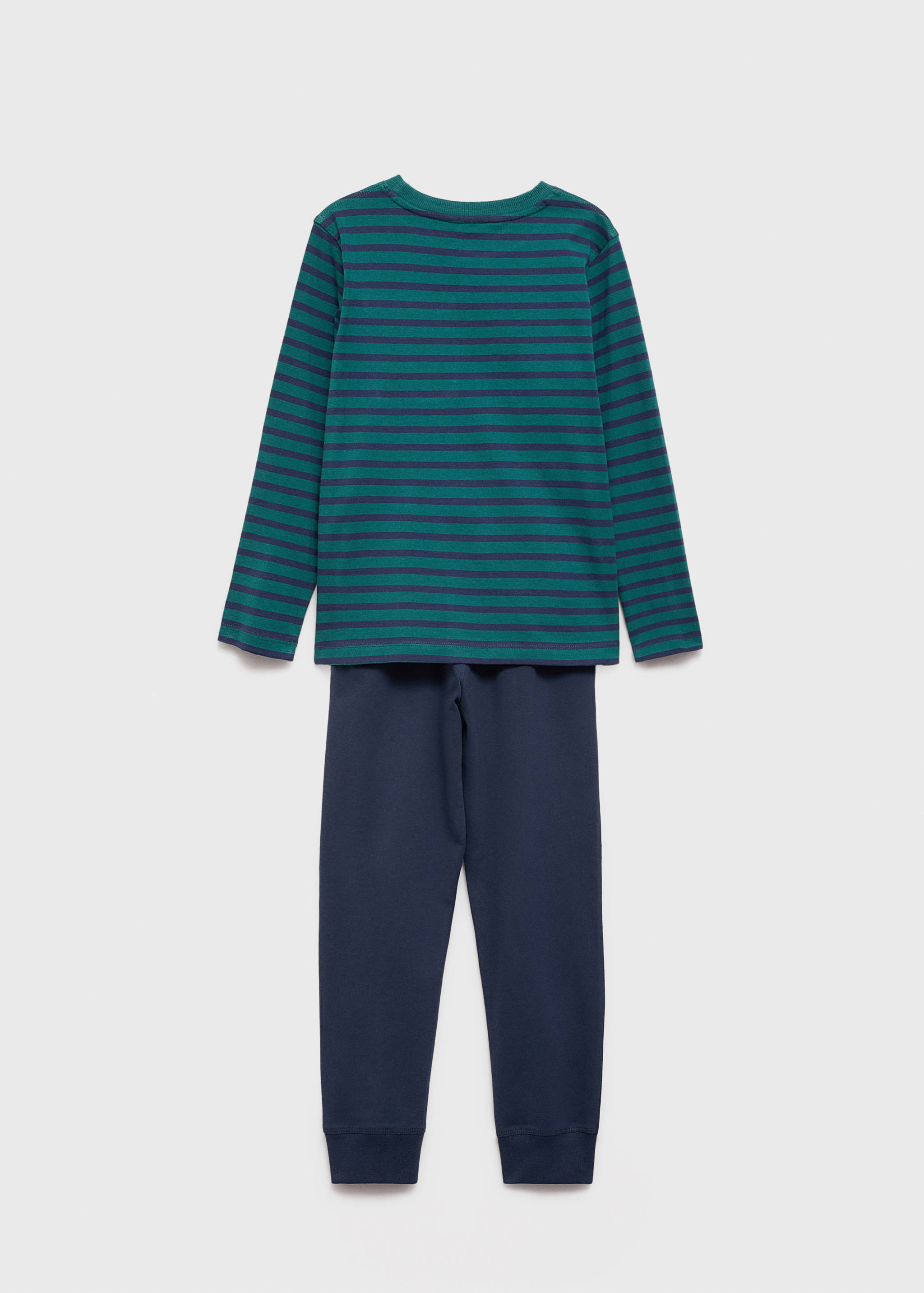 Pyjama long à rayures - Verso de l’article