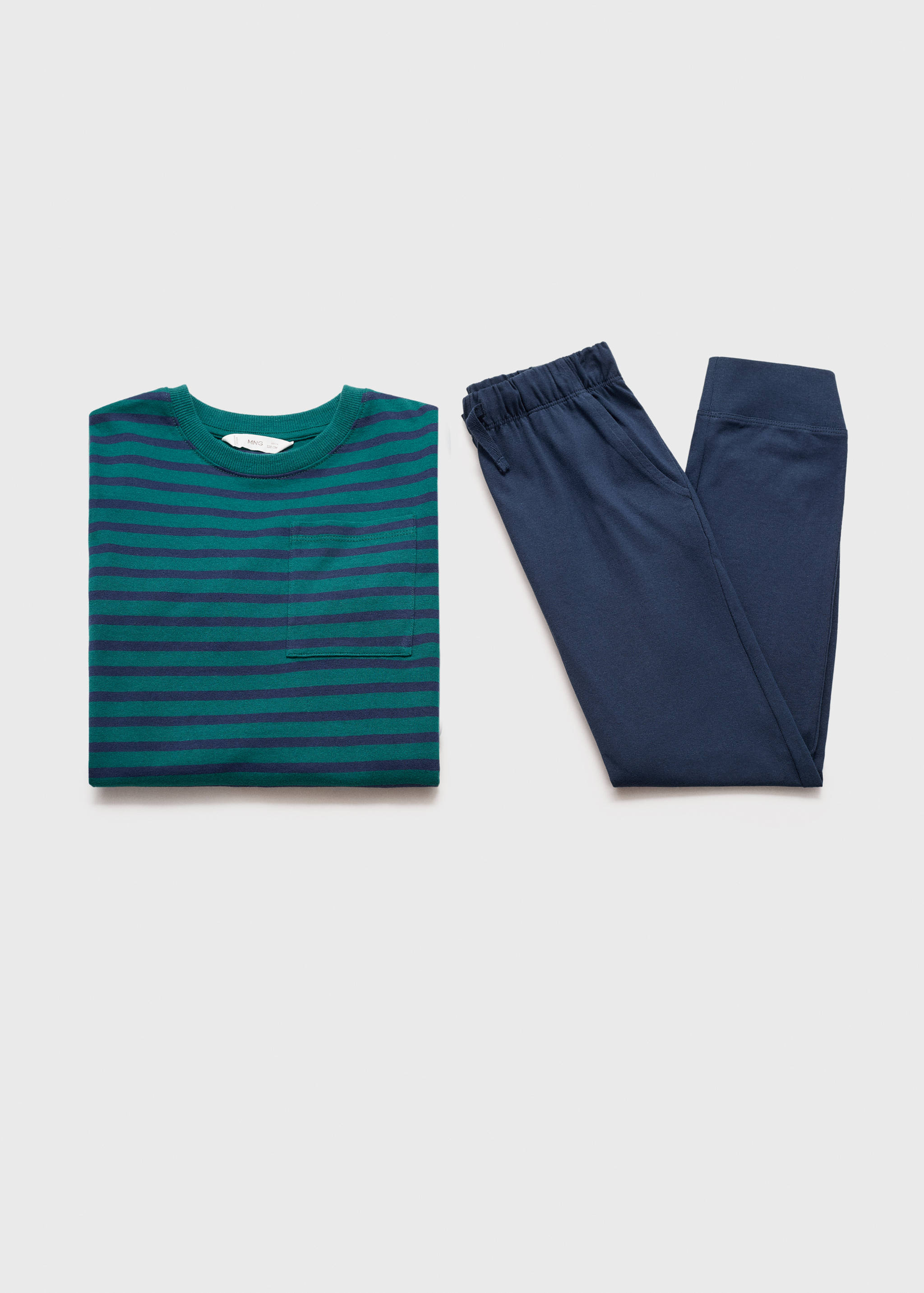 Pyjama long à rayures - Détail de l'article 0