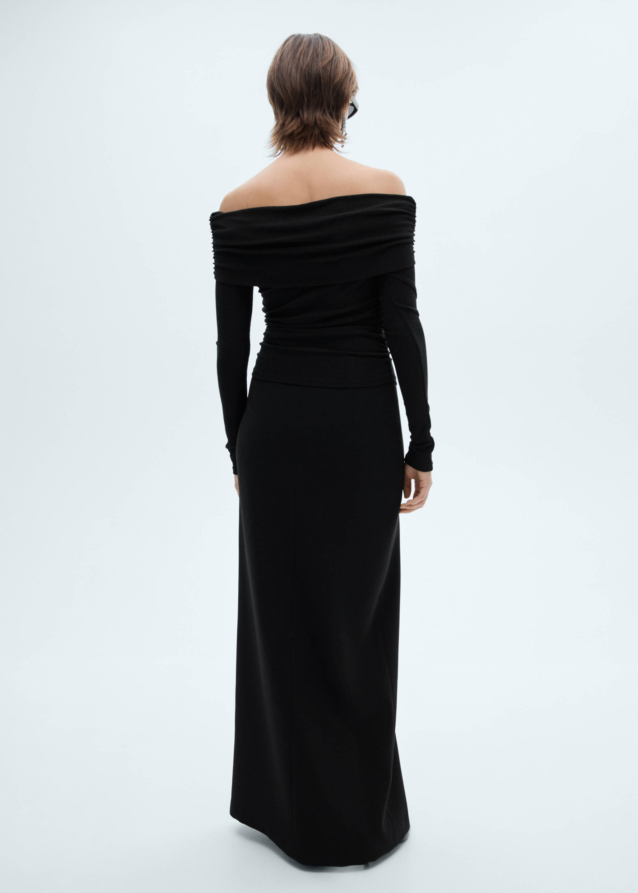 Top Lurex épaules dénudées - Verso de l’article