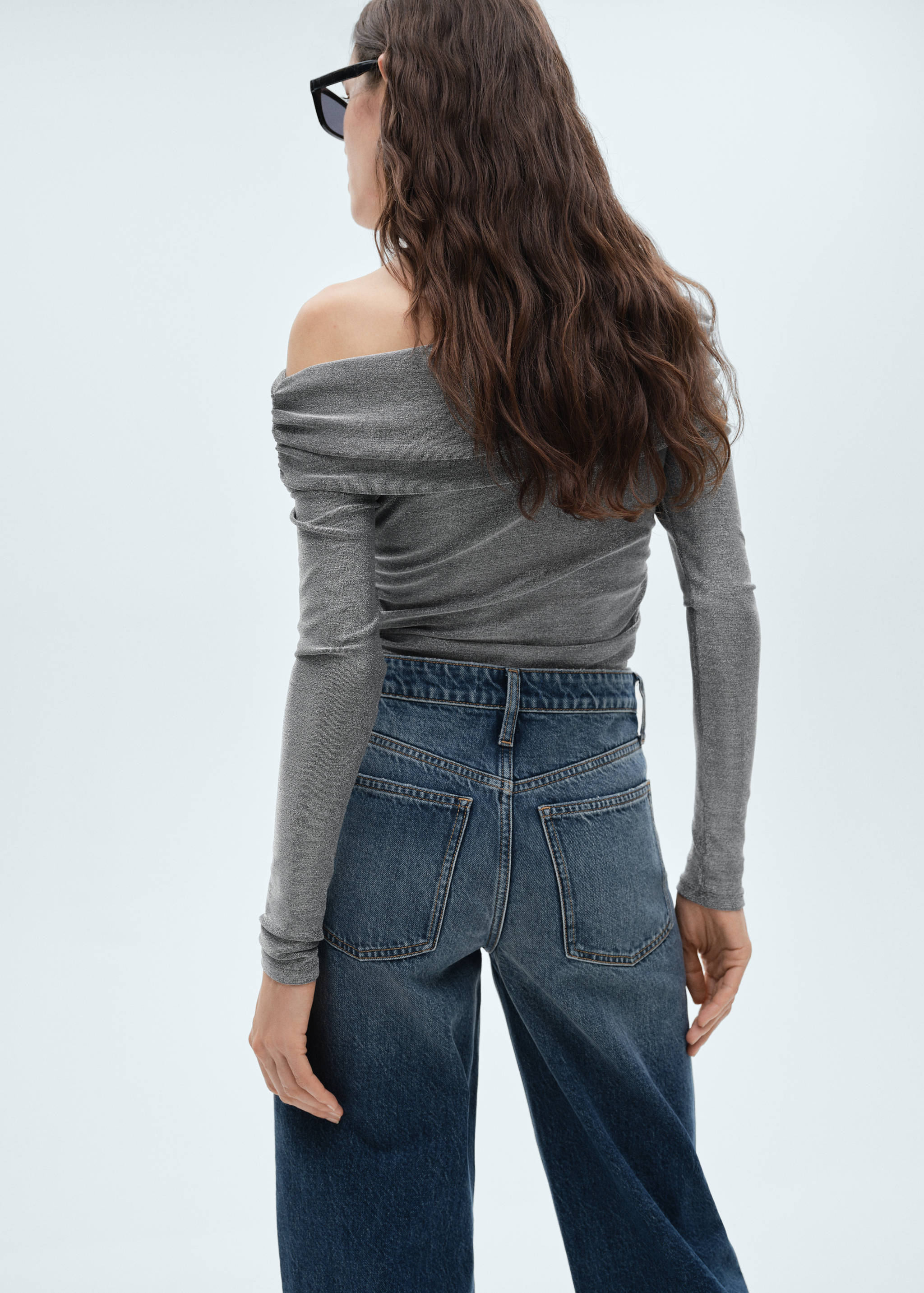 Top Lurex épaules dénudées - Verso de l’article