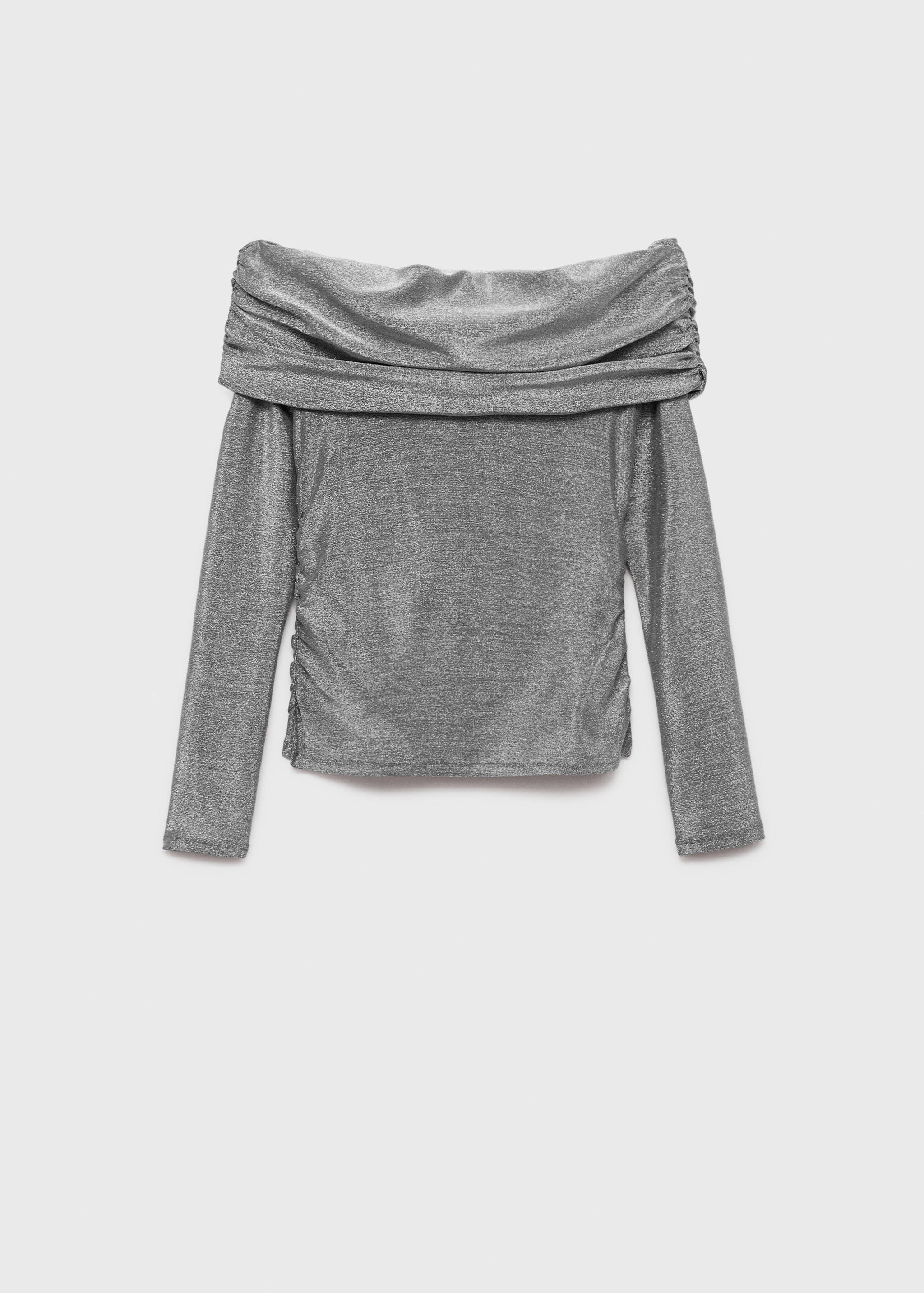 Lurex off-the-shoulder top - Article without model