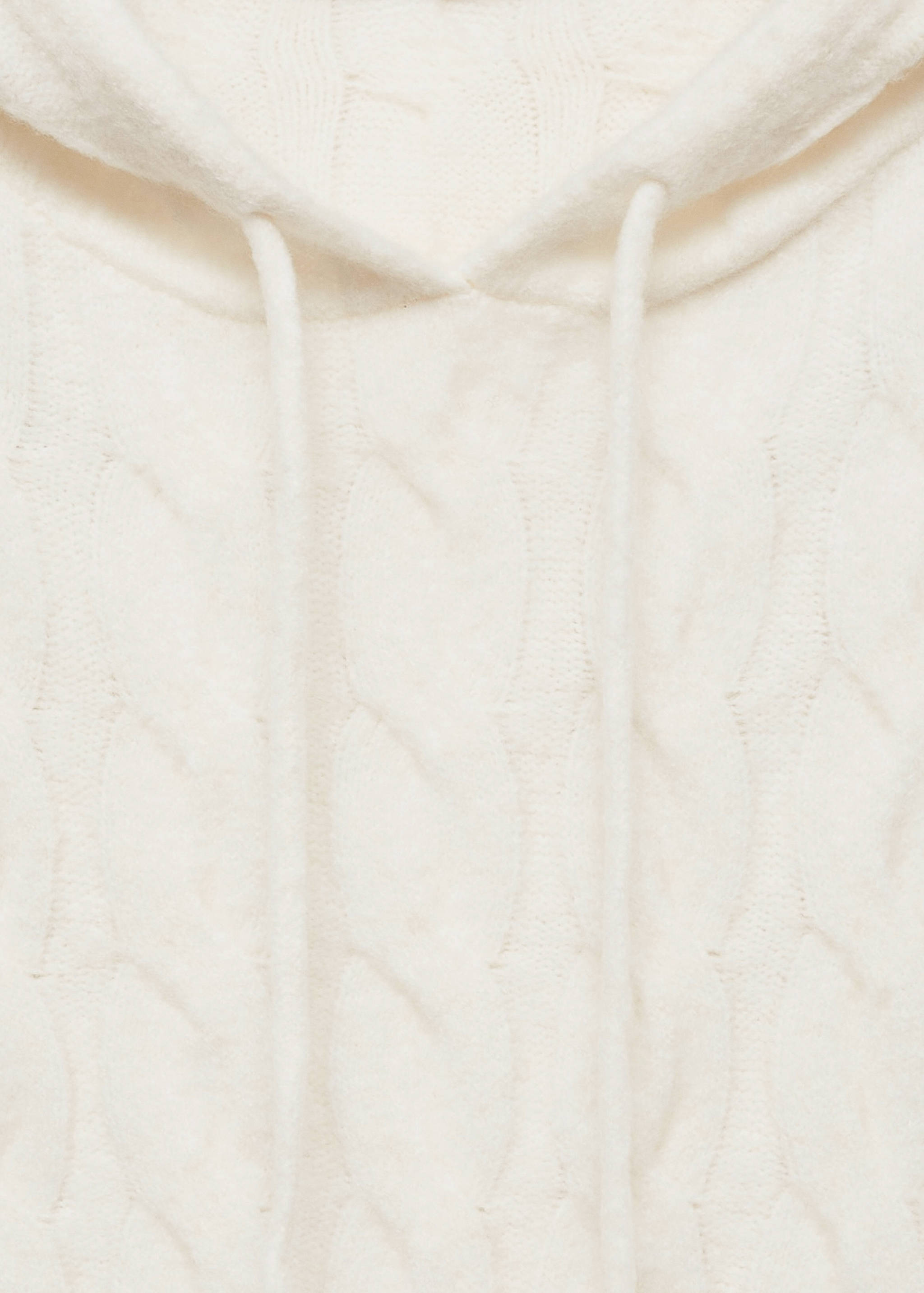 Cable-knit hoodie - Details of the article 8