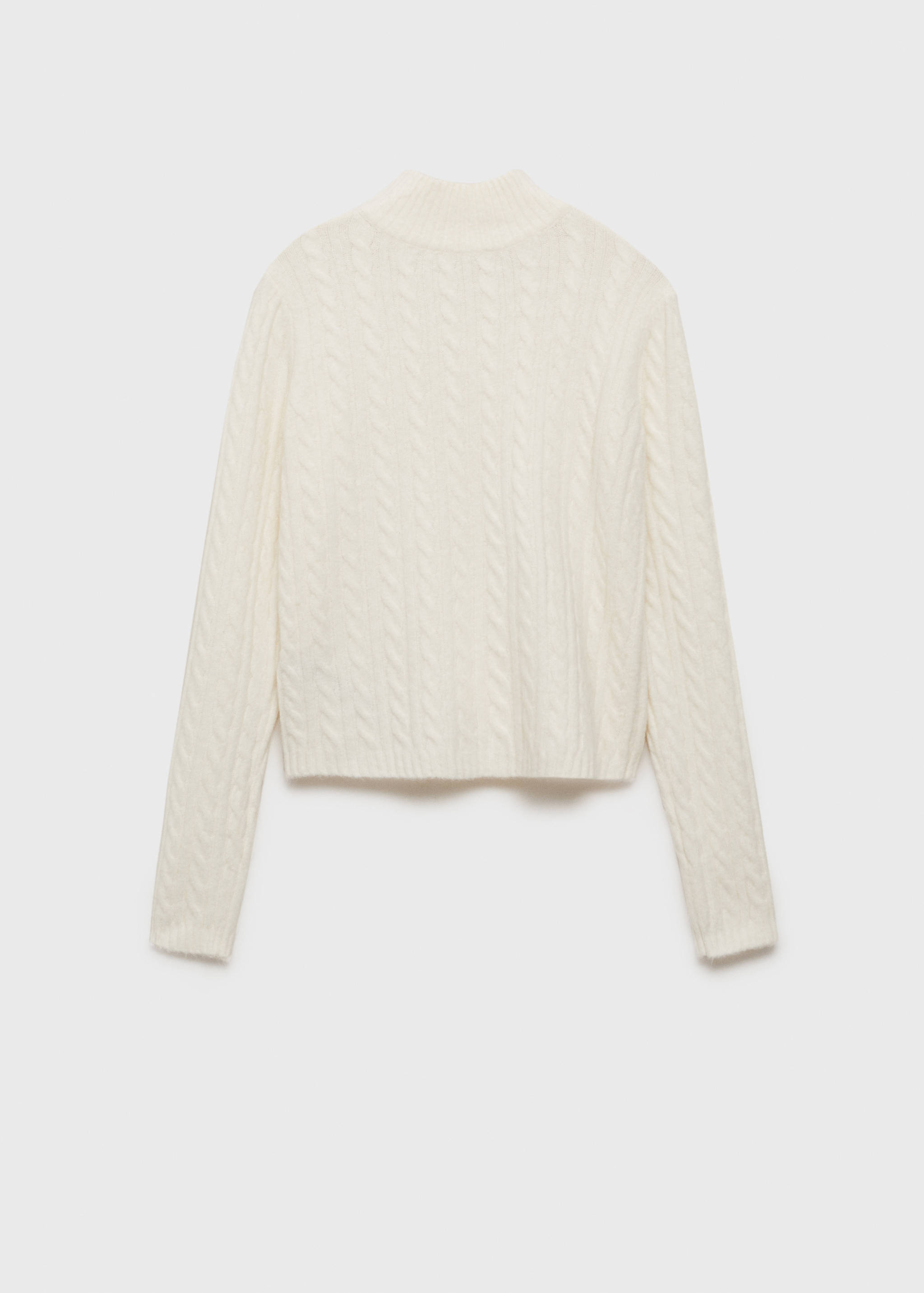 Braided knitted sweater - Article without model