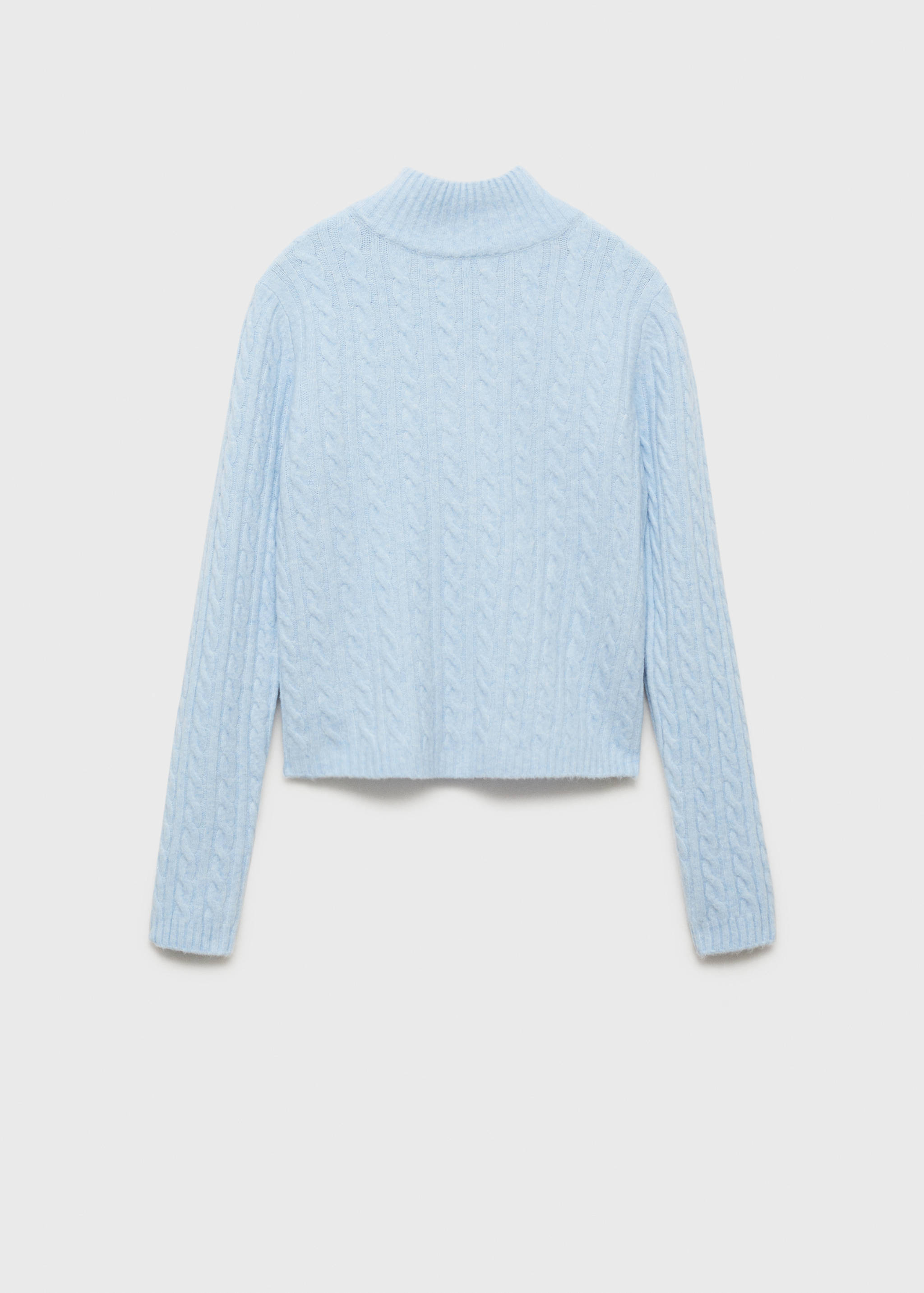 Braided knitted sweater - Article without model