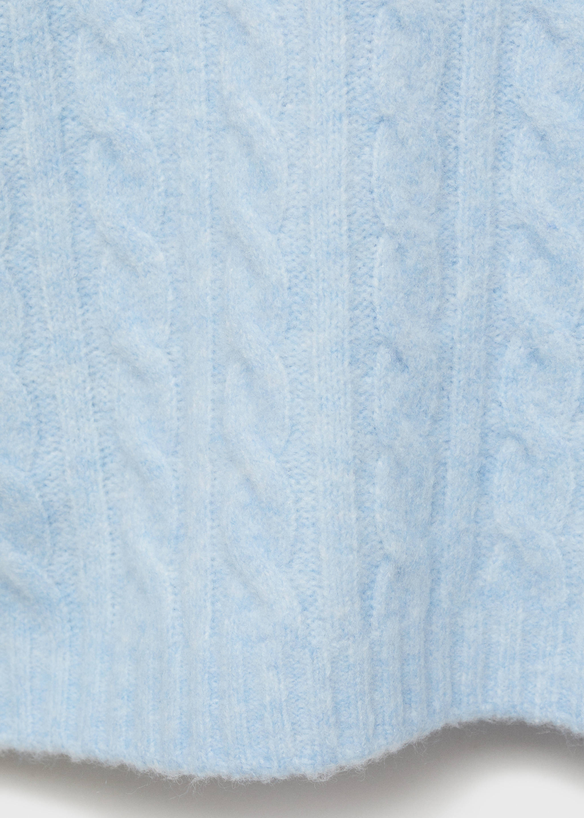 Braided knitted sweater - Details of the article 0