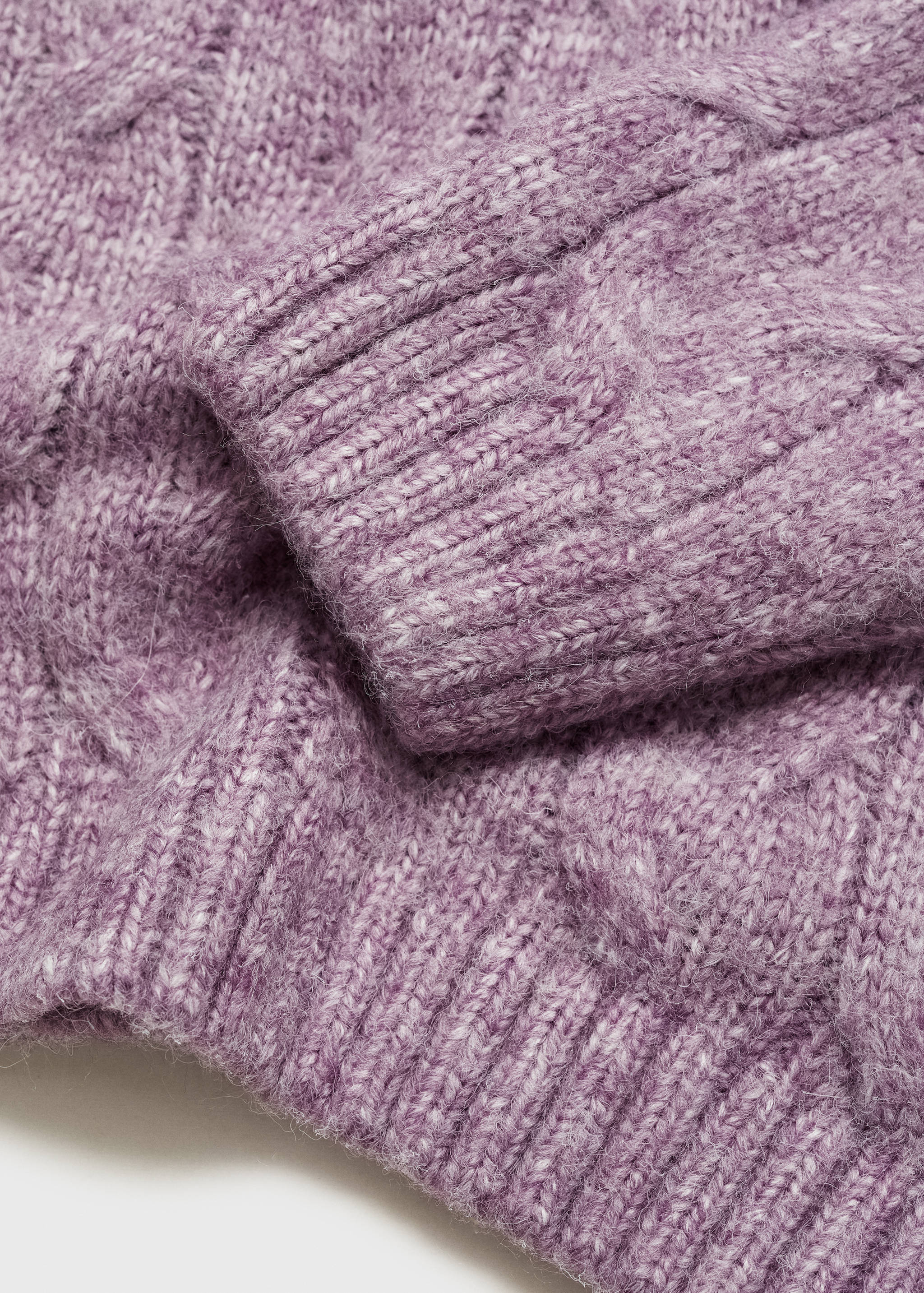 Cable knit turtleneck sweater - Details of the article 0