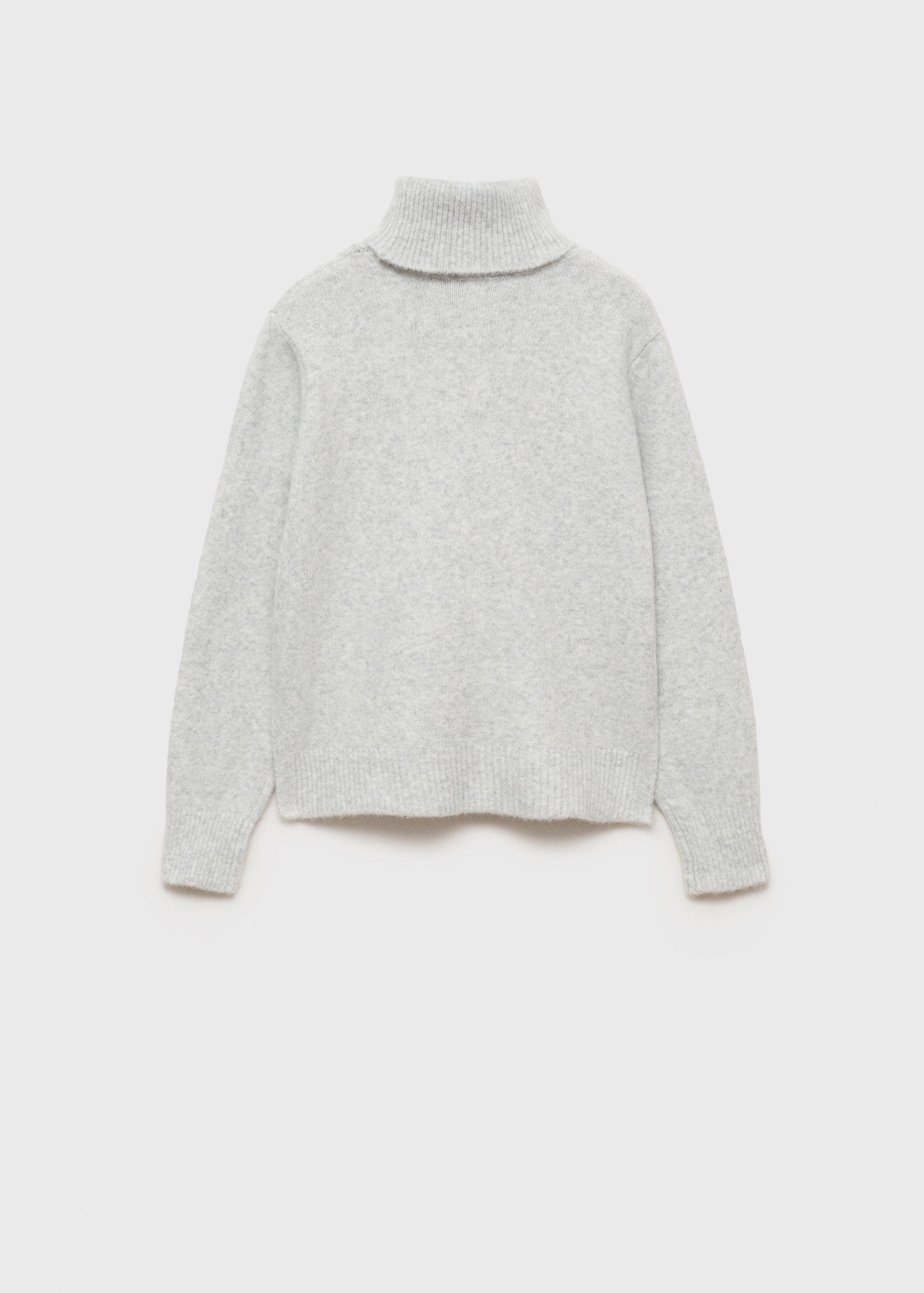 Turtleneck knit sweater - Reverse of the article