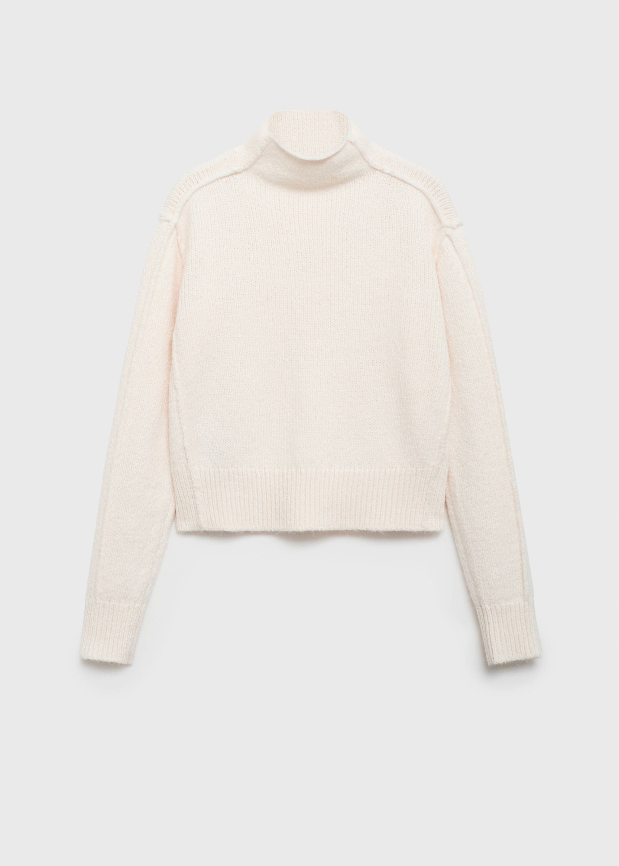 Perkins-neck sweater with seams - Article without model