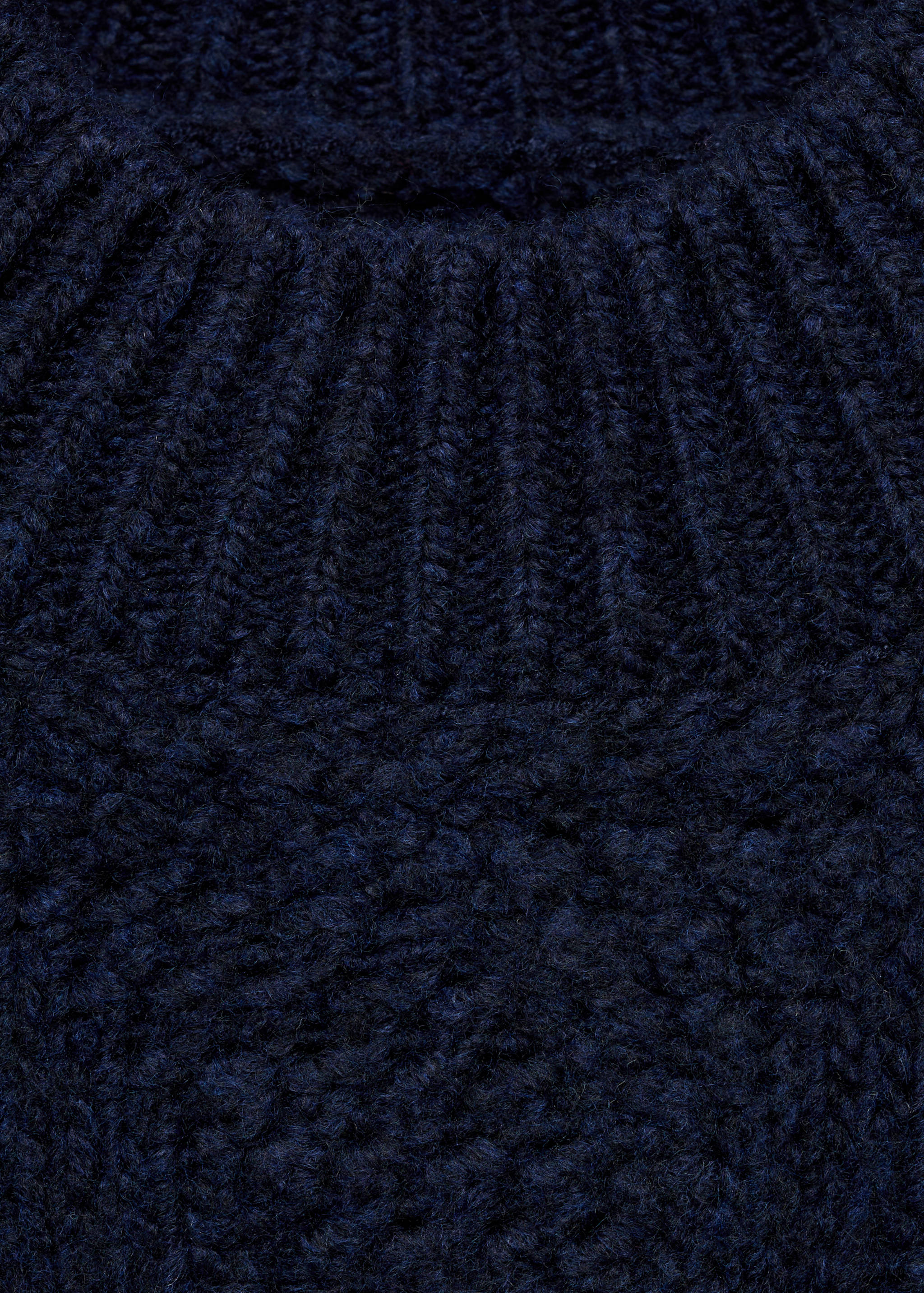 Knitted sweater with perkins neck - Details of the article 8