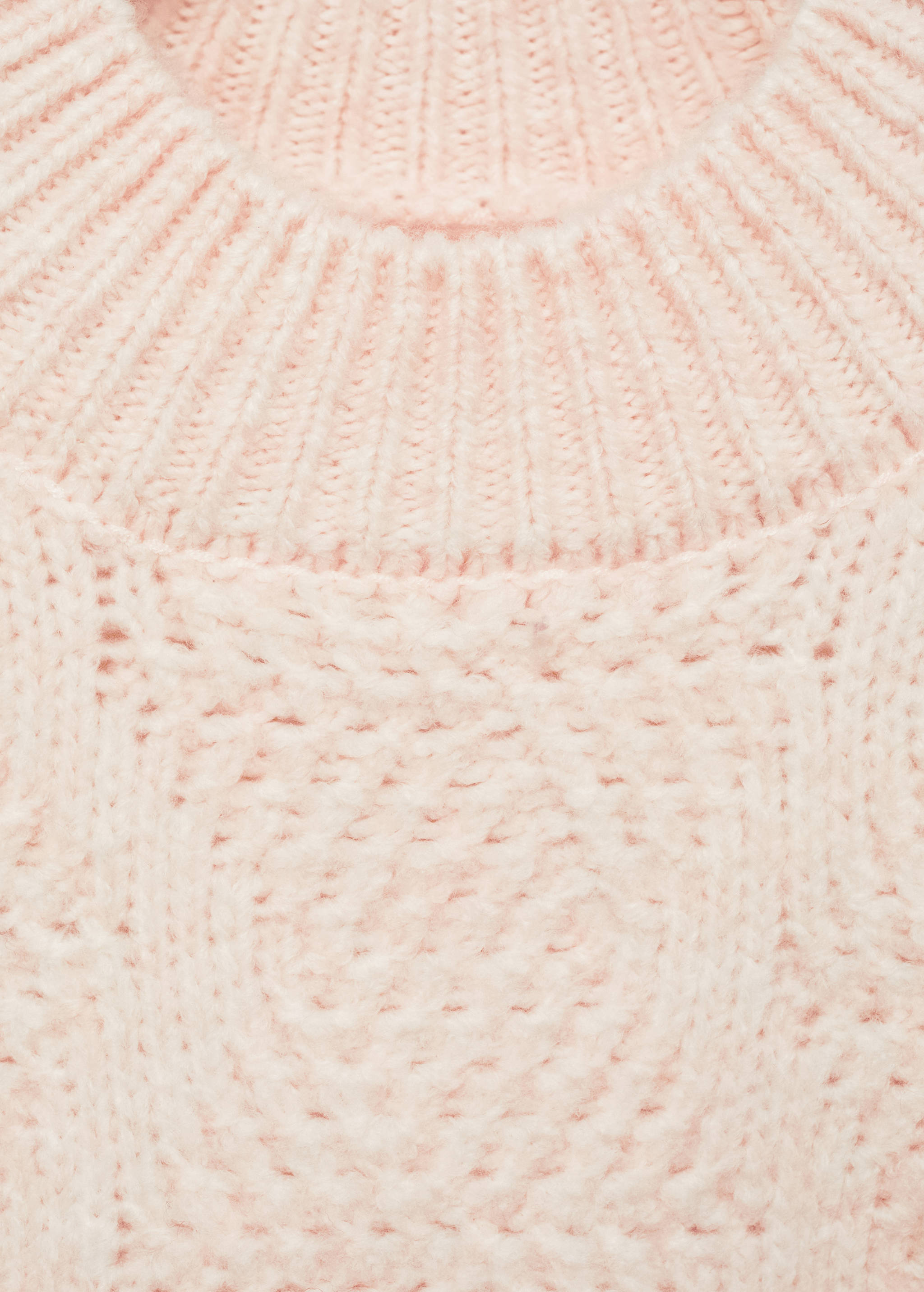 Knitted sweater with perkins neck - Details of the article 8