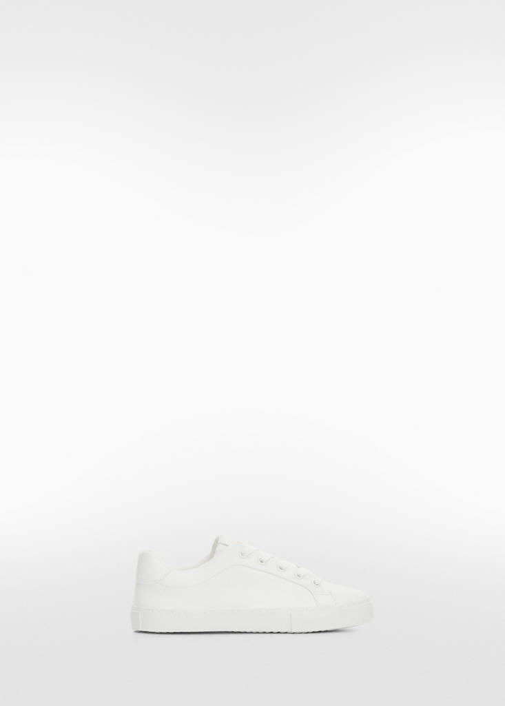 MANGO KIDS - Baskets basiques lacets blanc - 30 - Garçon