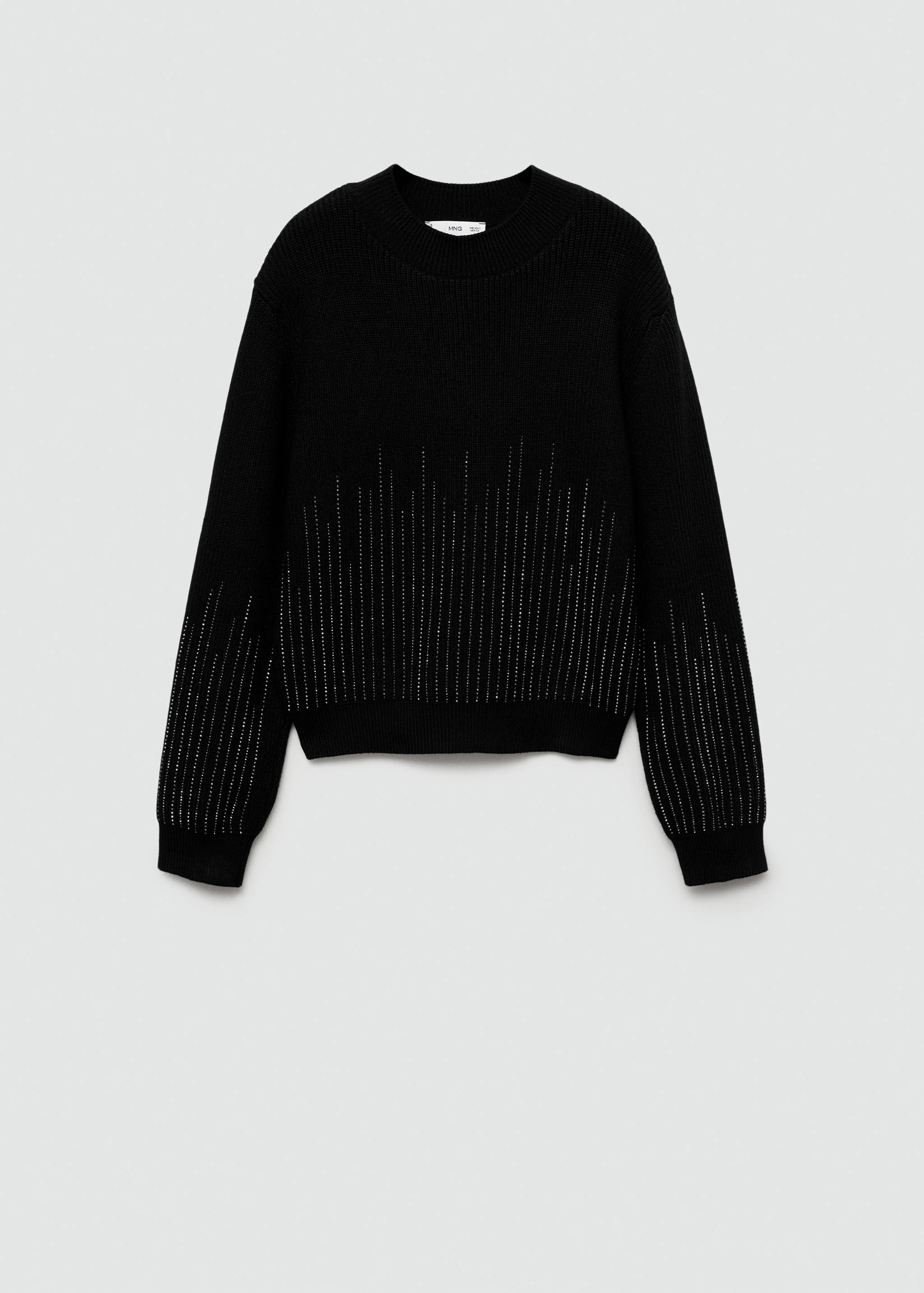 Pull-over détails strass - Article sans modèle